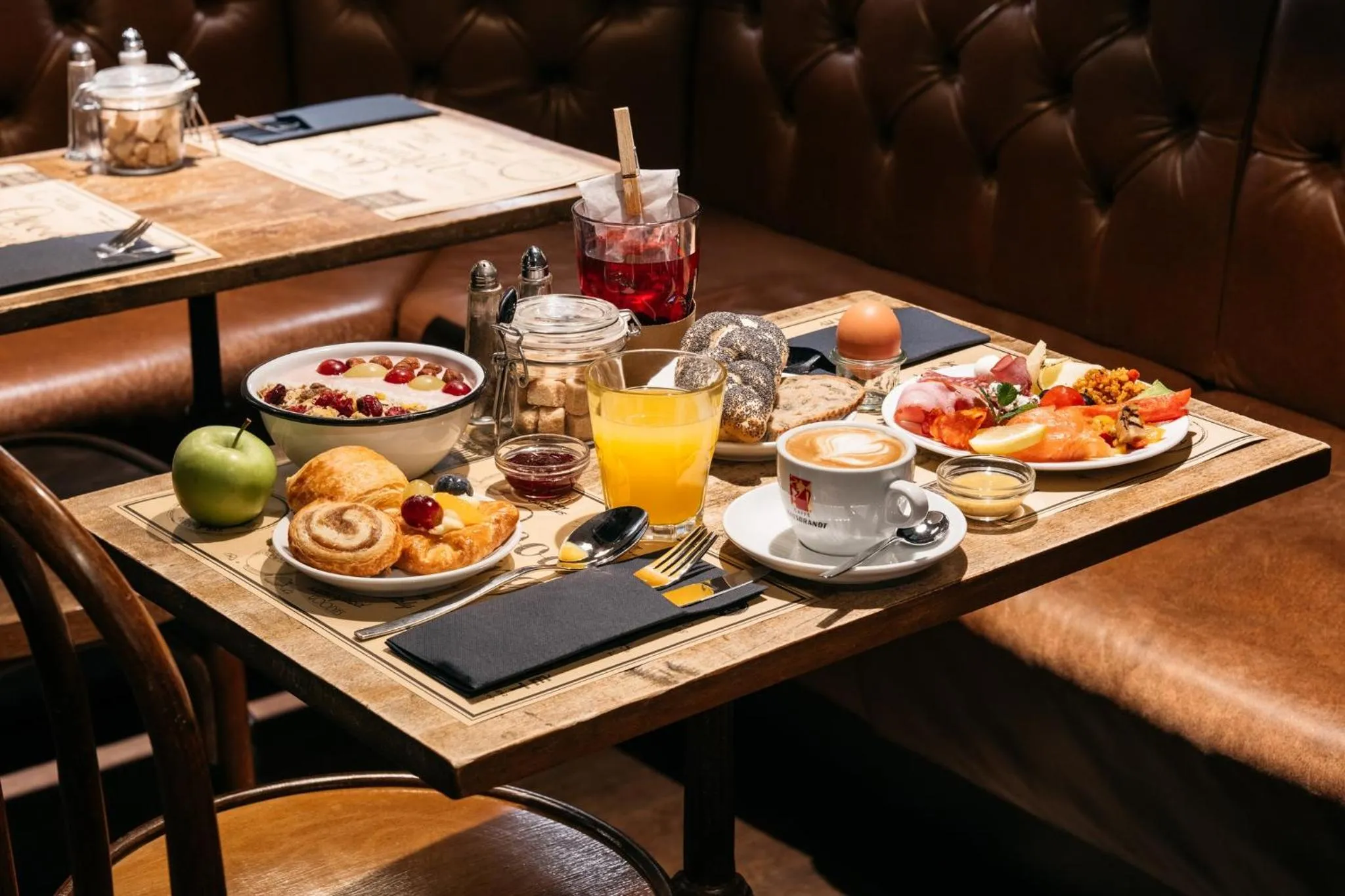 Buffet breakfast in Ruby Sofie Hotel Vienna