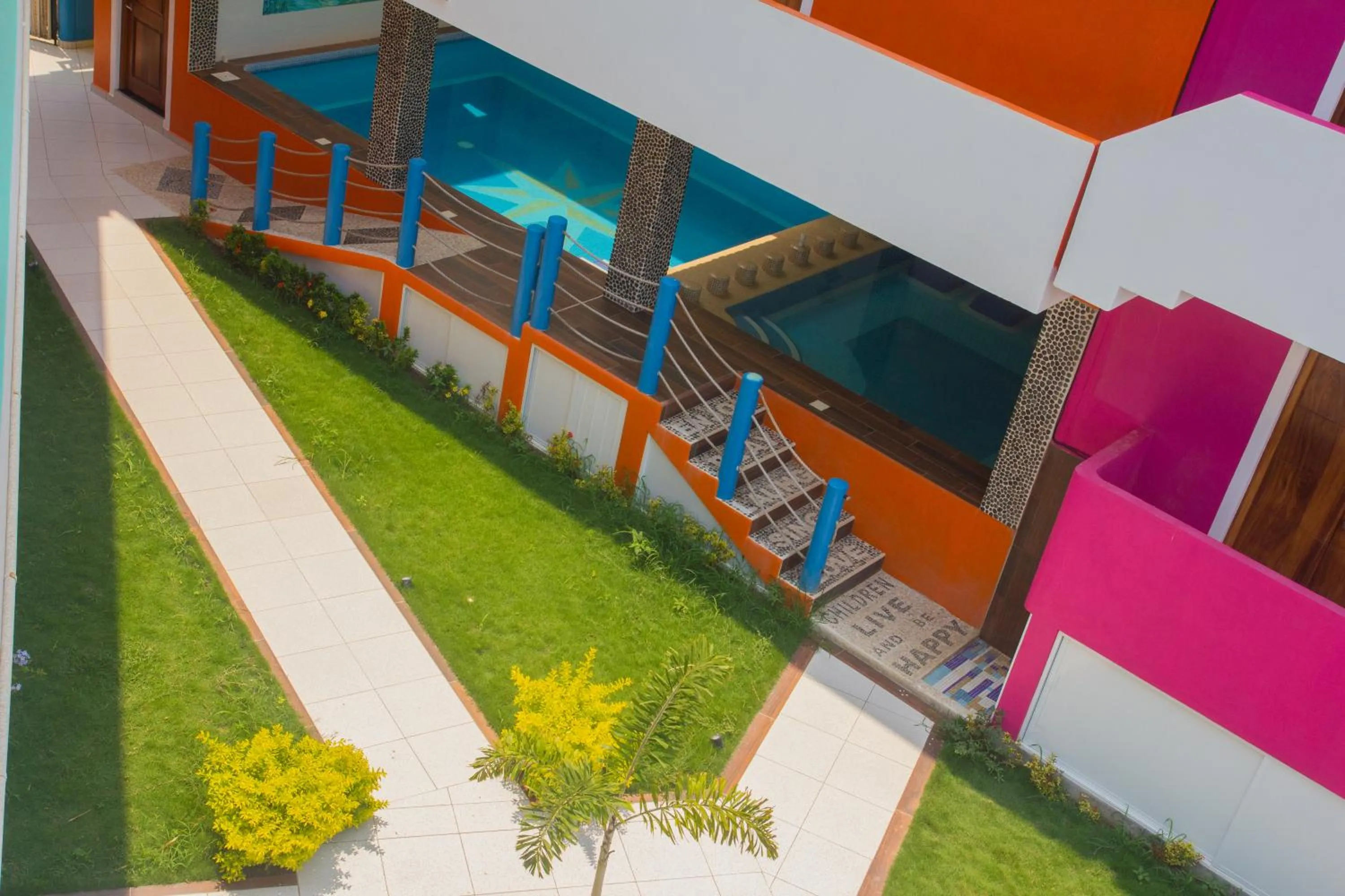 Garden in Hotel Happy Beach