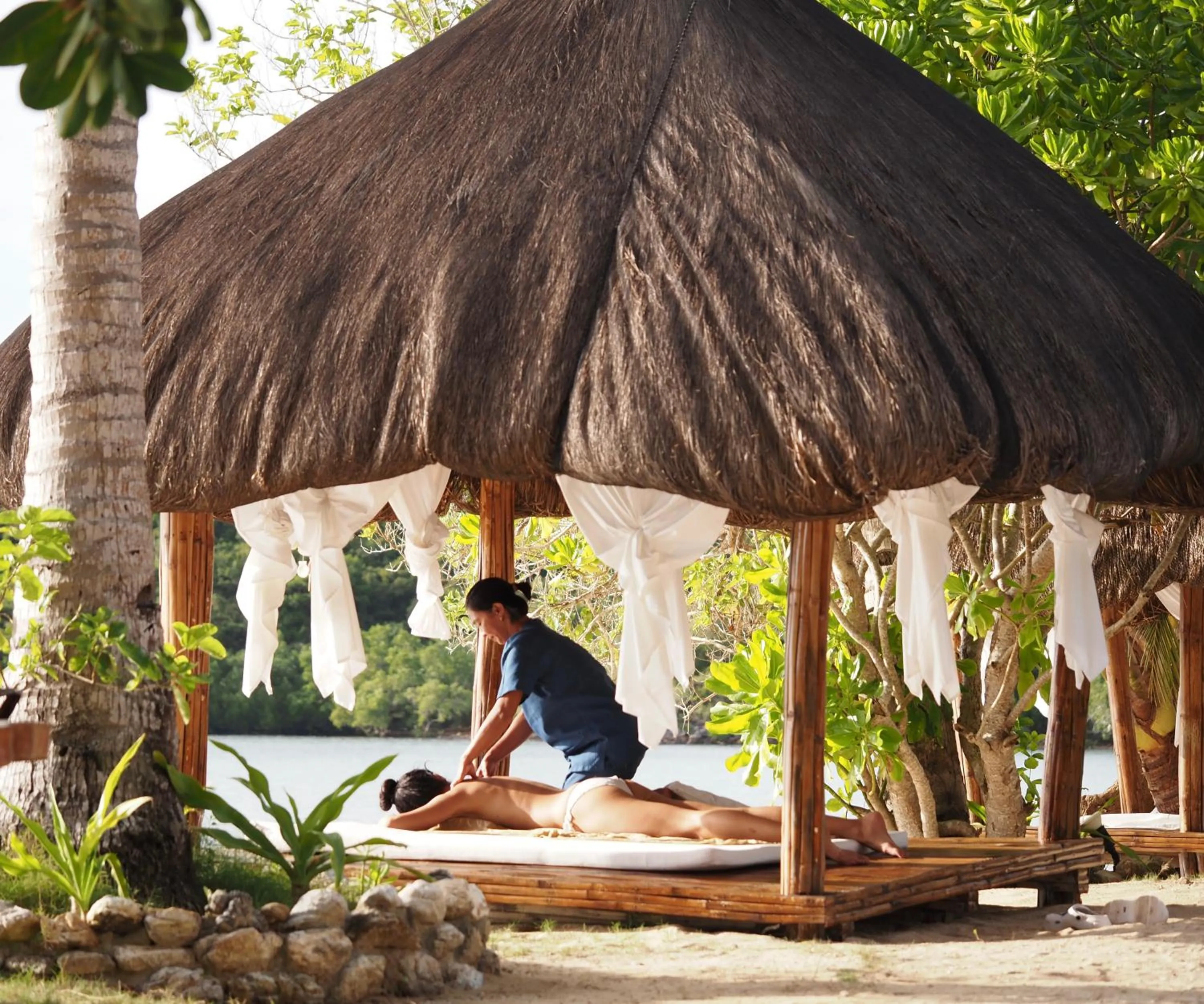 Massage in San Nicolas Private Beach
