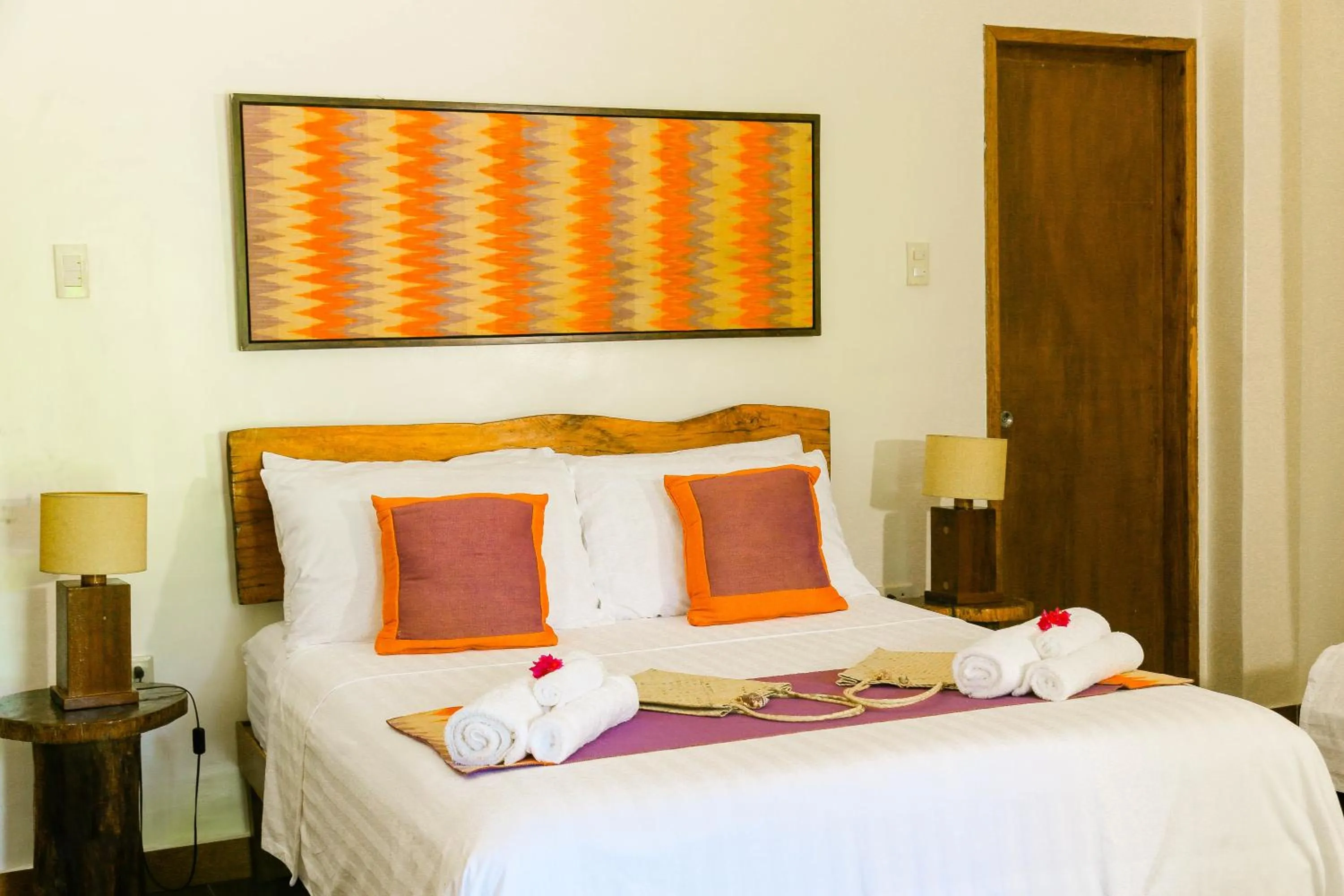 Bed in San Nicolas Private Beach