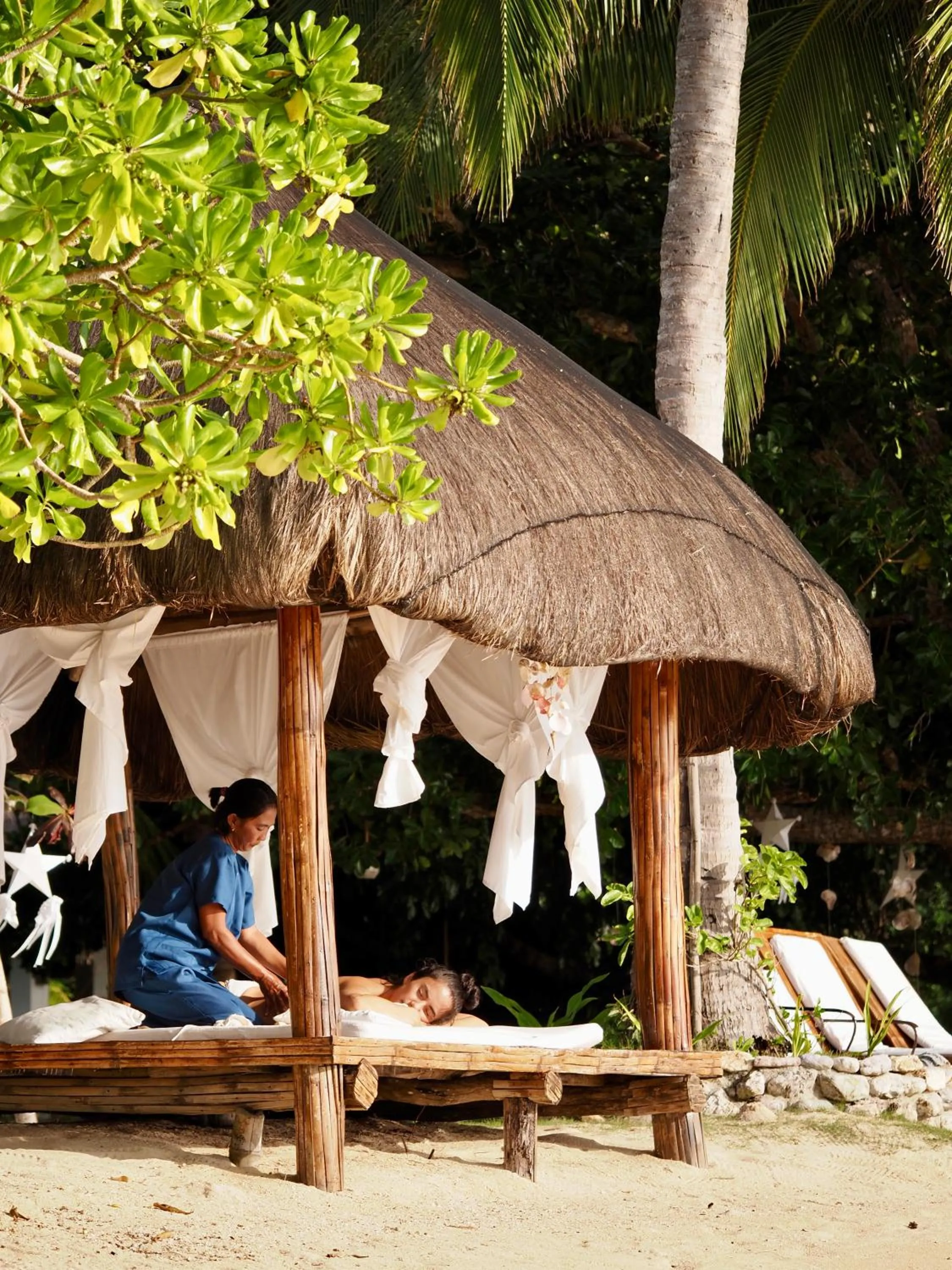 Massage in San Nicolas Private Beach