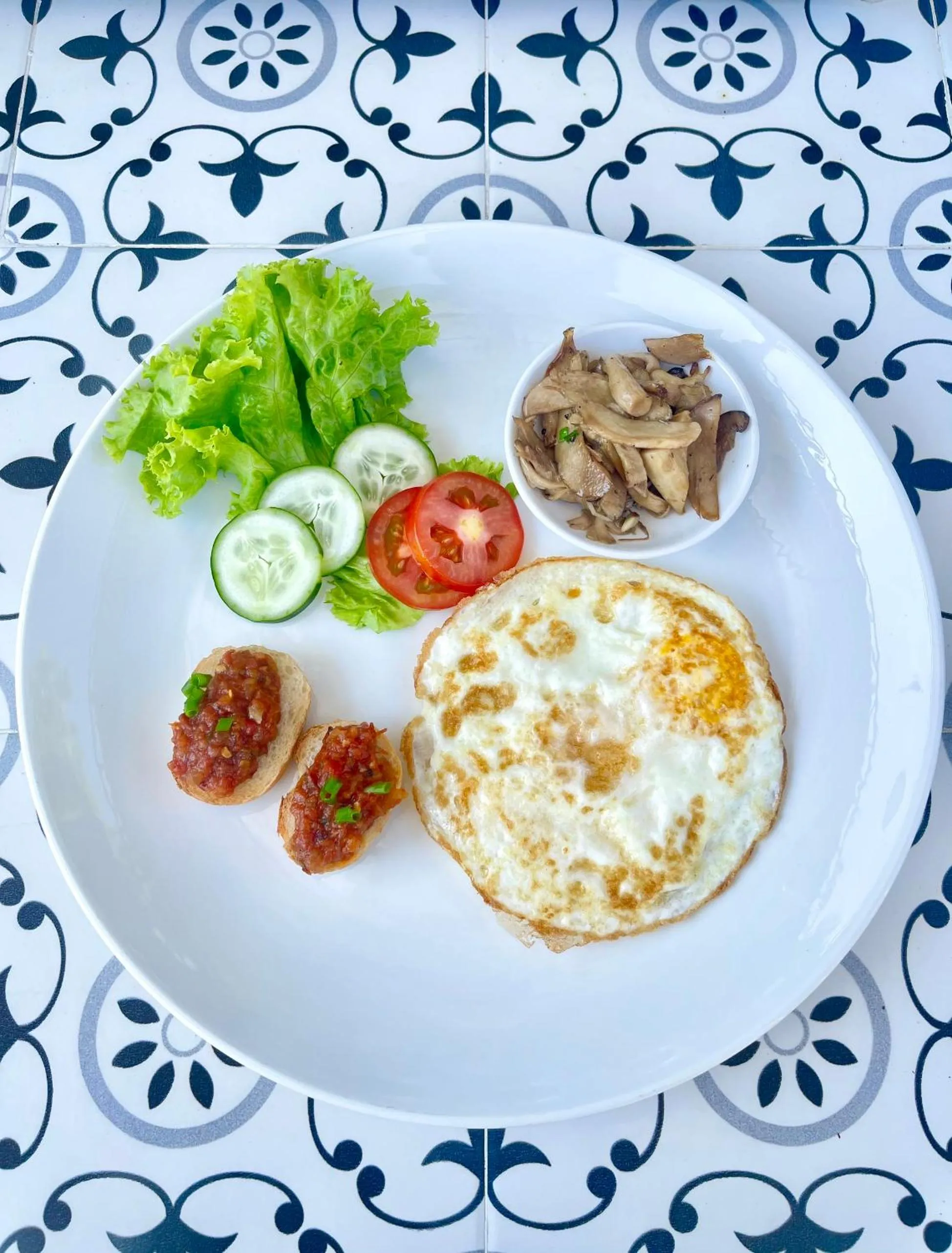 Breakfast in Ngoc An Bang Villa