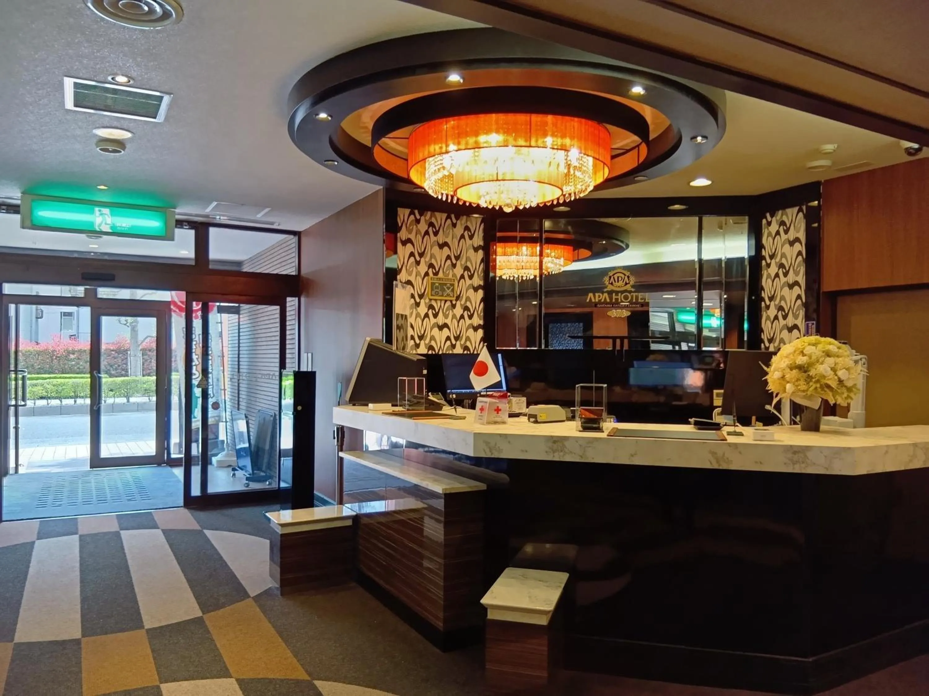 Lobby or reception in APA Hotel Saitama Yatsuka Ekimae