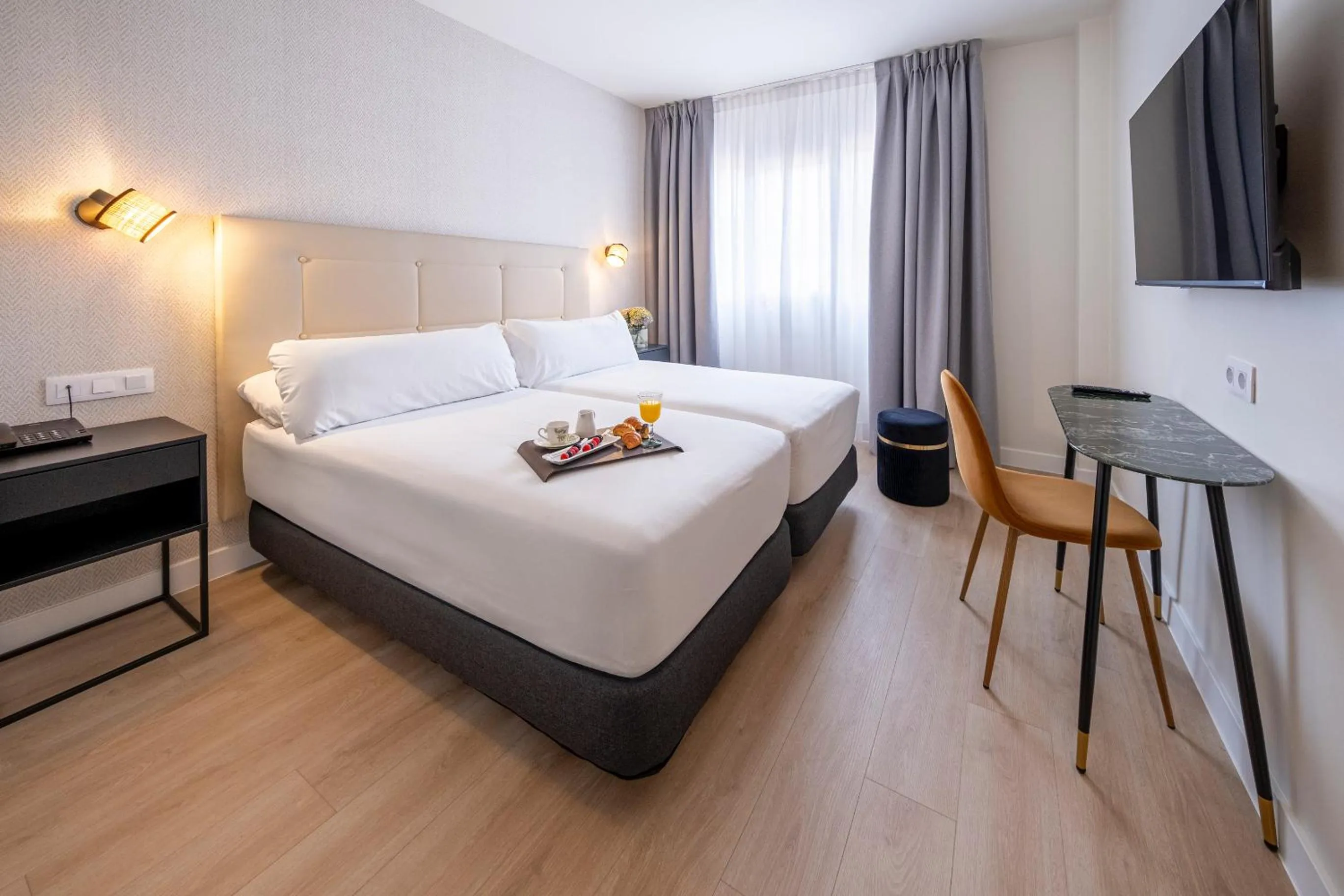 Bed in Hotel Cisneros