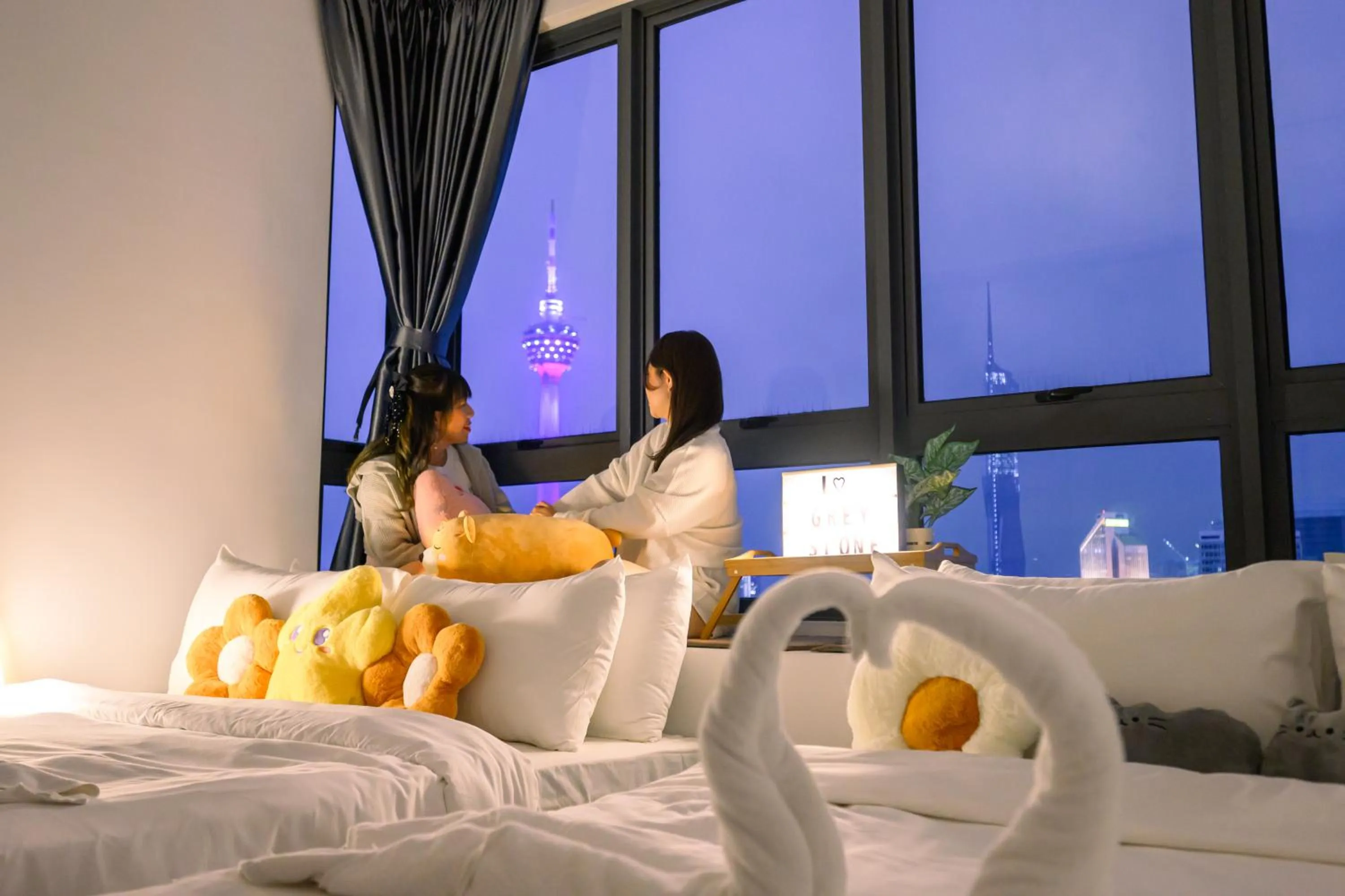 Bedroom, Bed in Greystone Colony KLCC