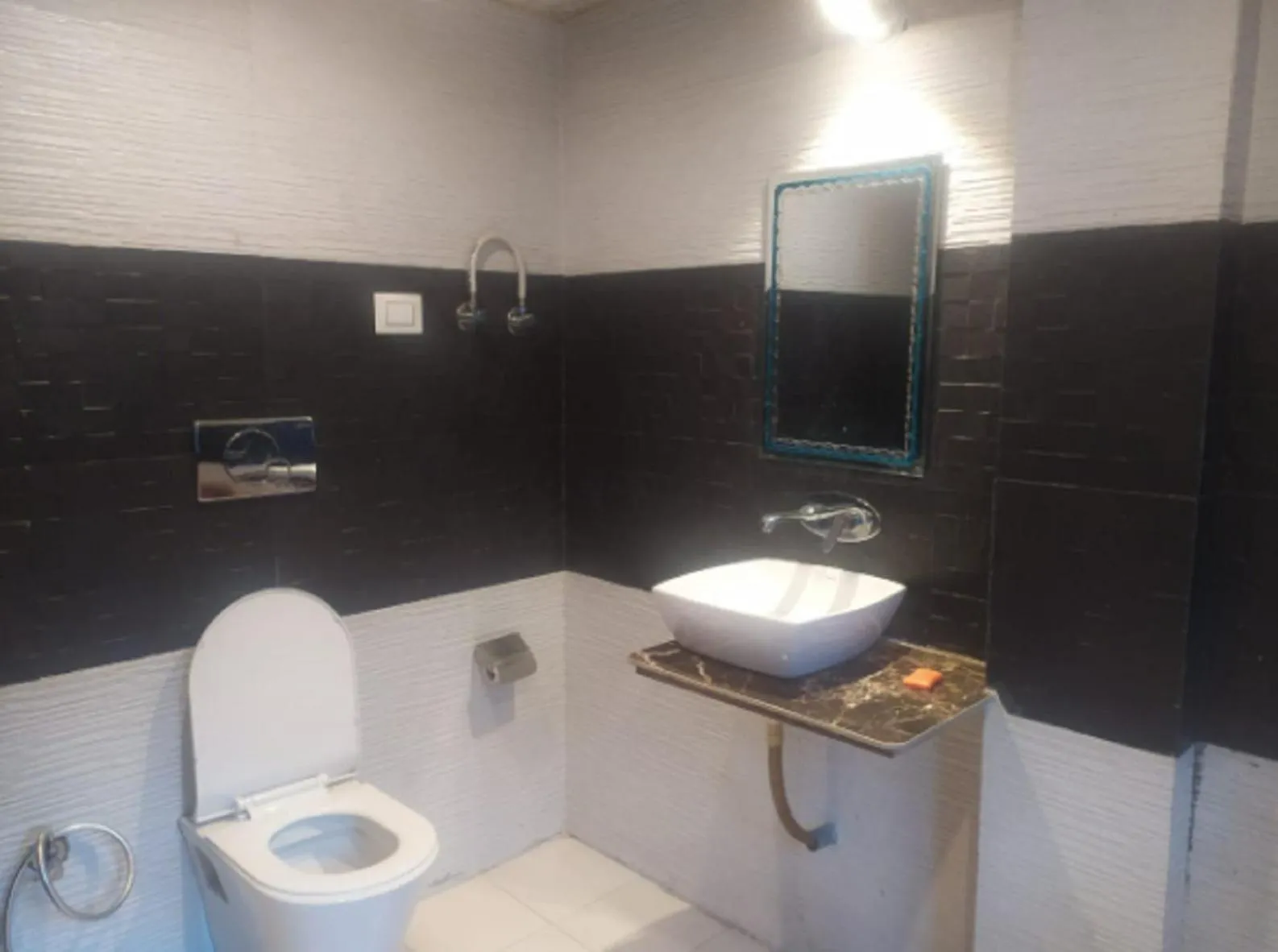 Bathroom in Him Taj by StayApart