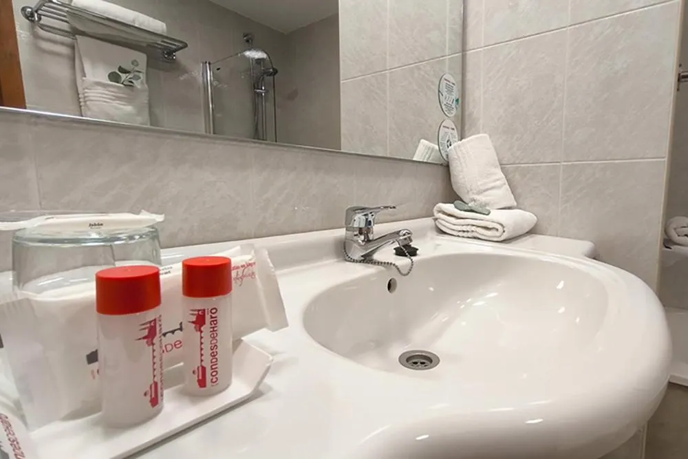 Bathroom in Hotel Condes de Haro