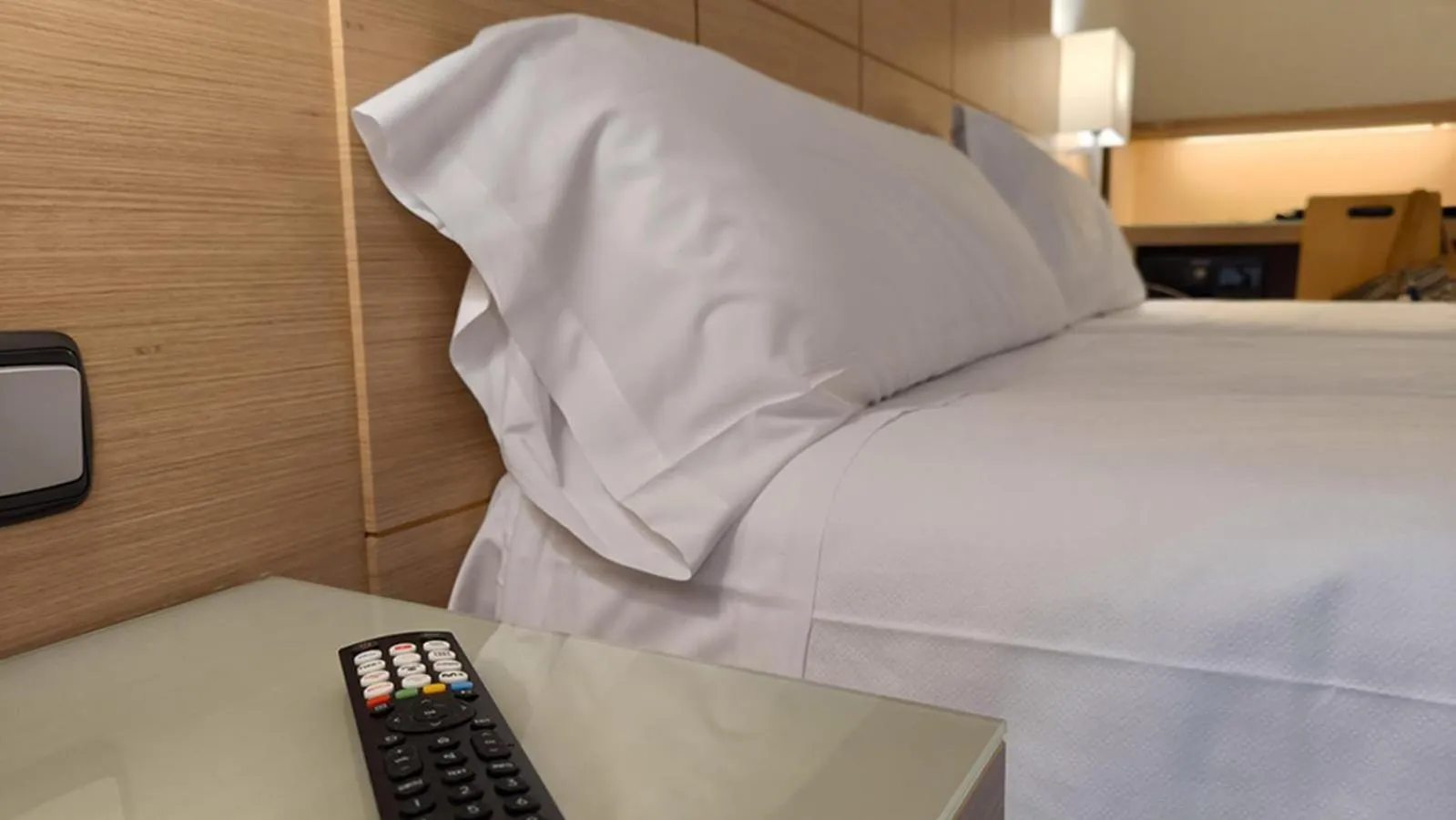 Bed in Hotel Condes de Haro