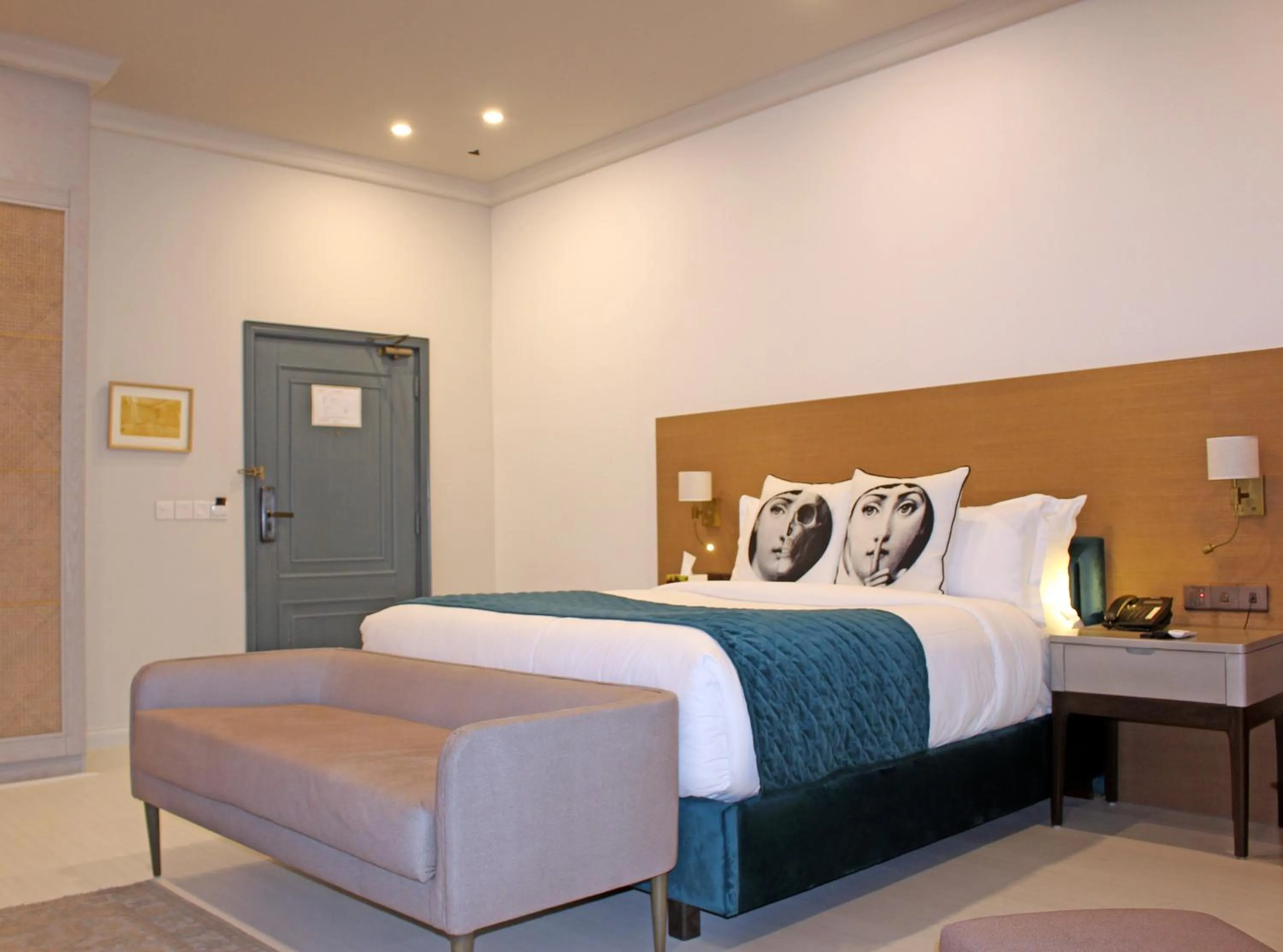 Bed in Ambiance Boutique Art Hotel Karachi