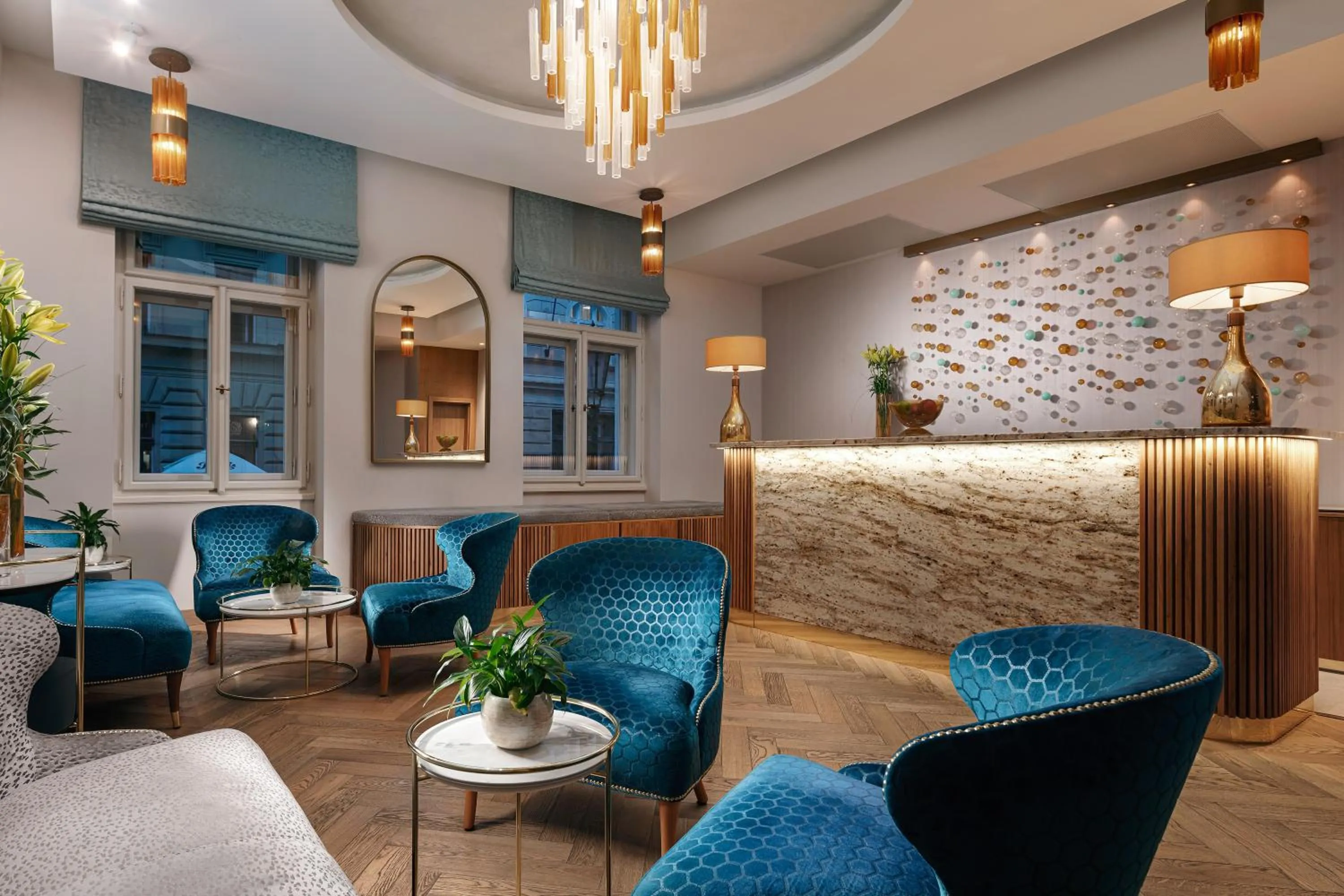 Lobby or reception in Allure Hotel & Residence Prague