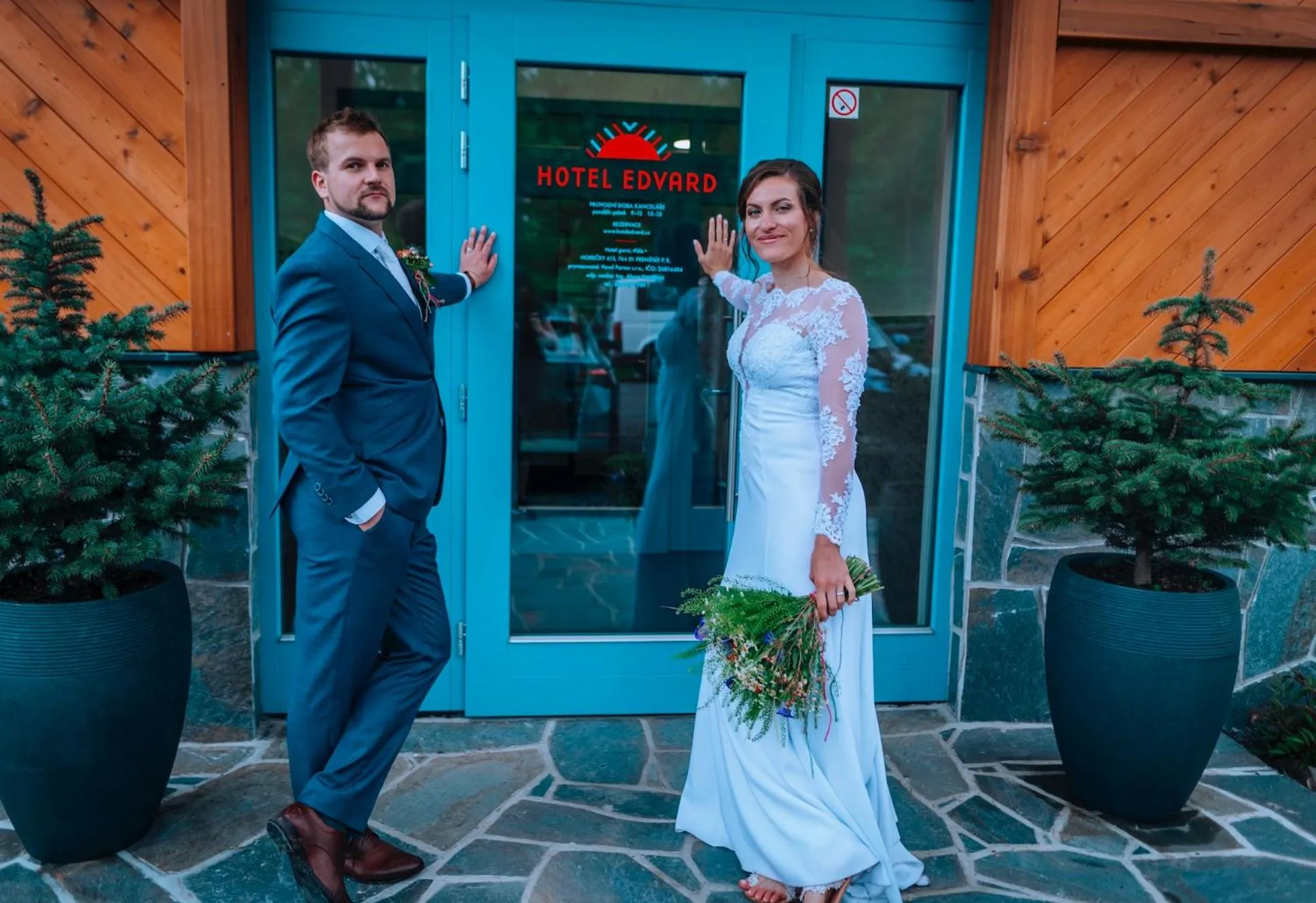 Facade/entrance in Hotel Edvard