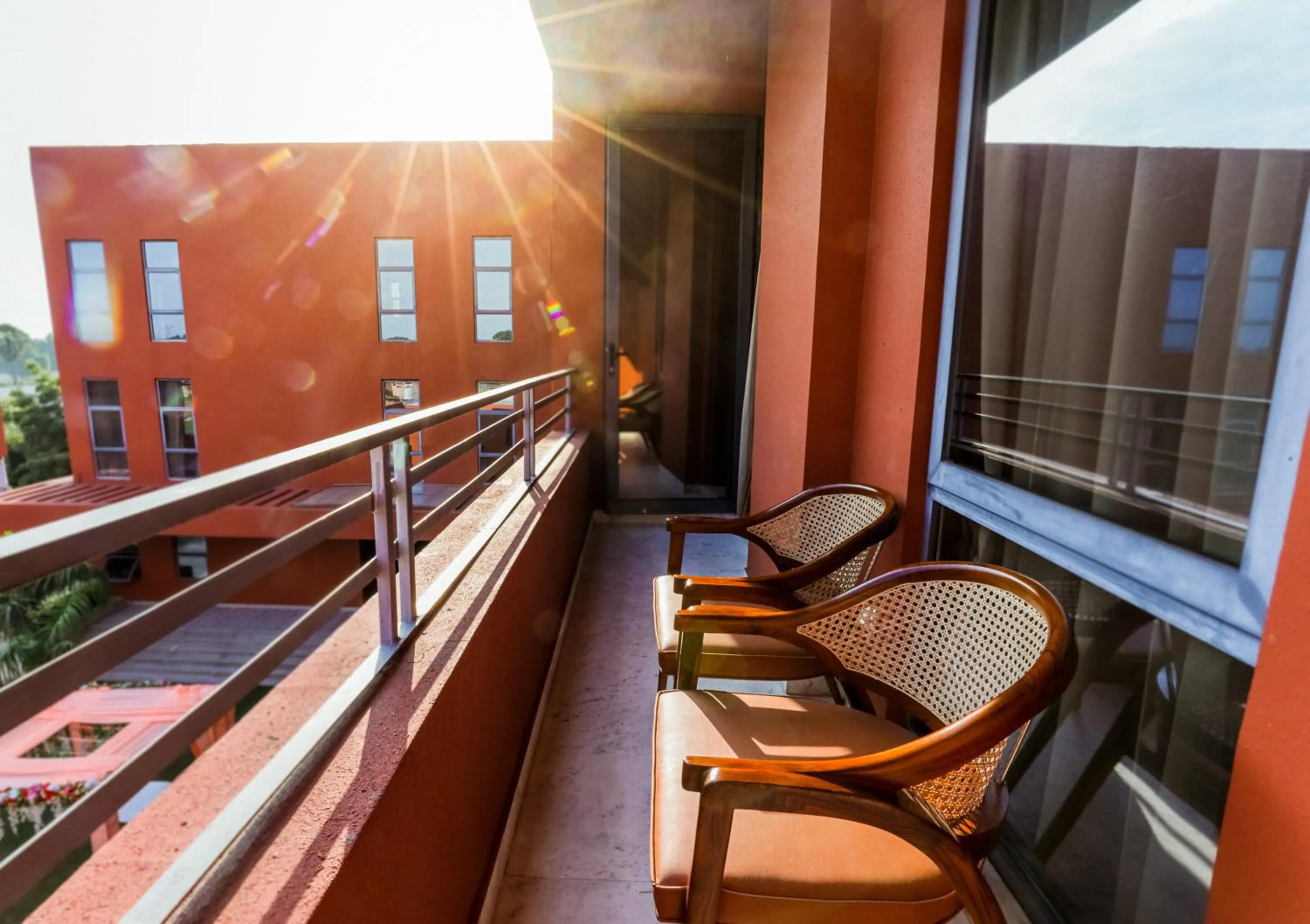 Balcony/Terrace in Gulab Kothi by Royal Orchid Hotels Limited Varanasi