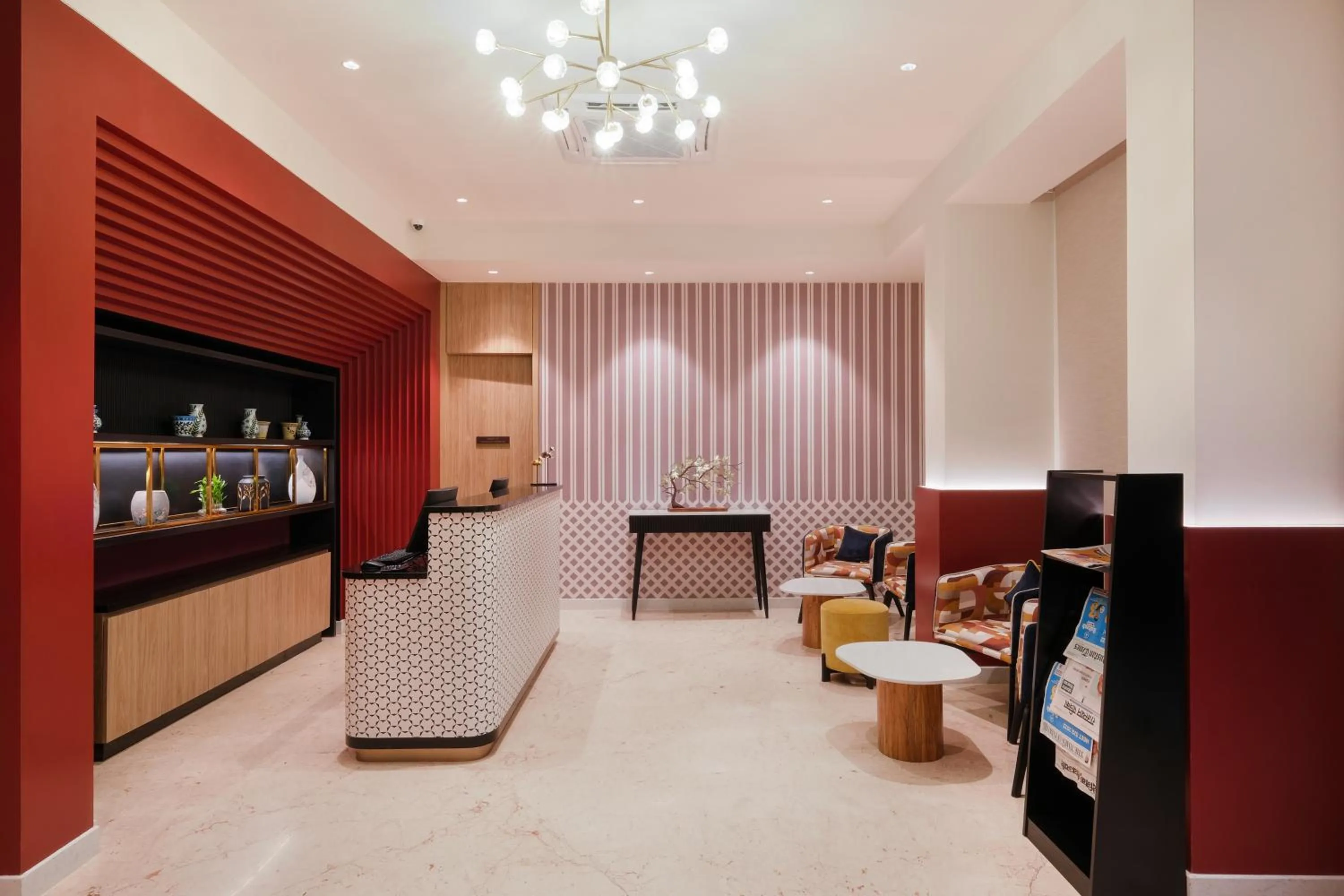 Lobby or reception in 7 Apple Hotel Jal Mahal, Jaipur