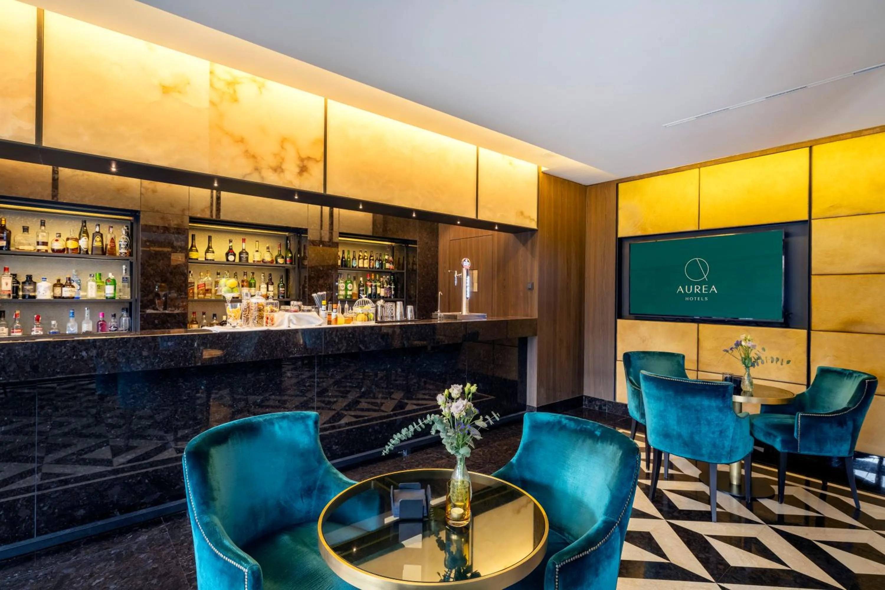 Lounge or bar in Áurea Washington Irving by Eurostars Hotel Company