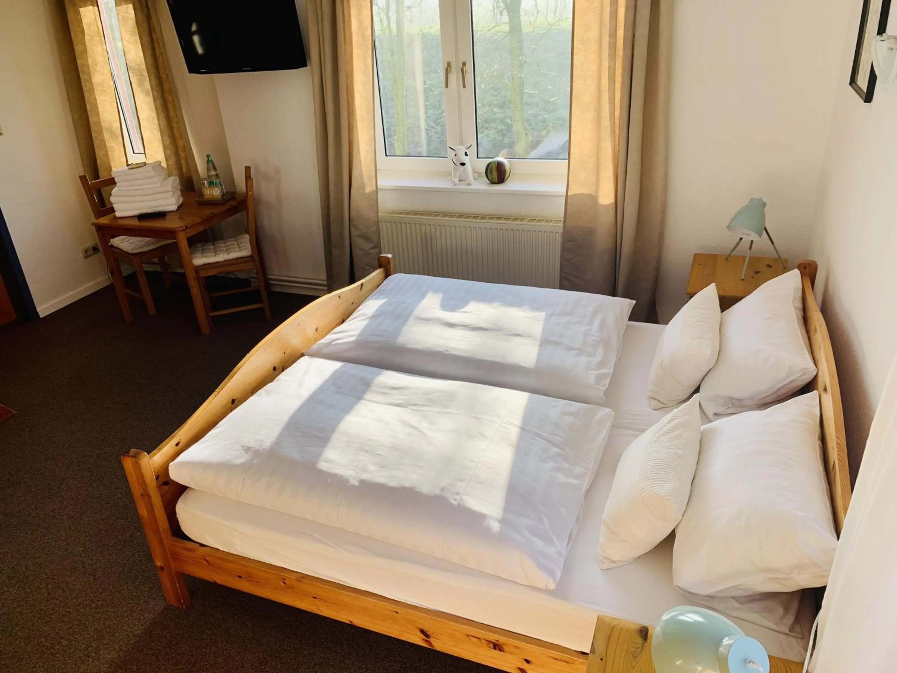 Bed in Pension Altes Zollhaus