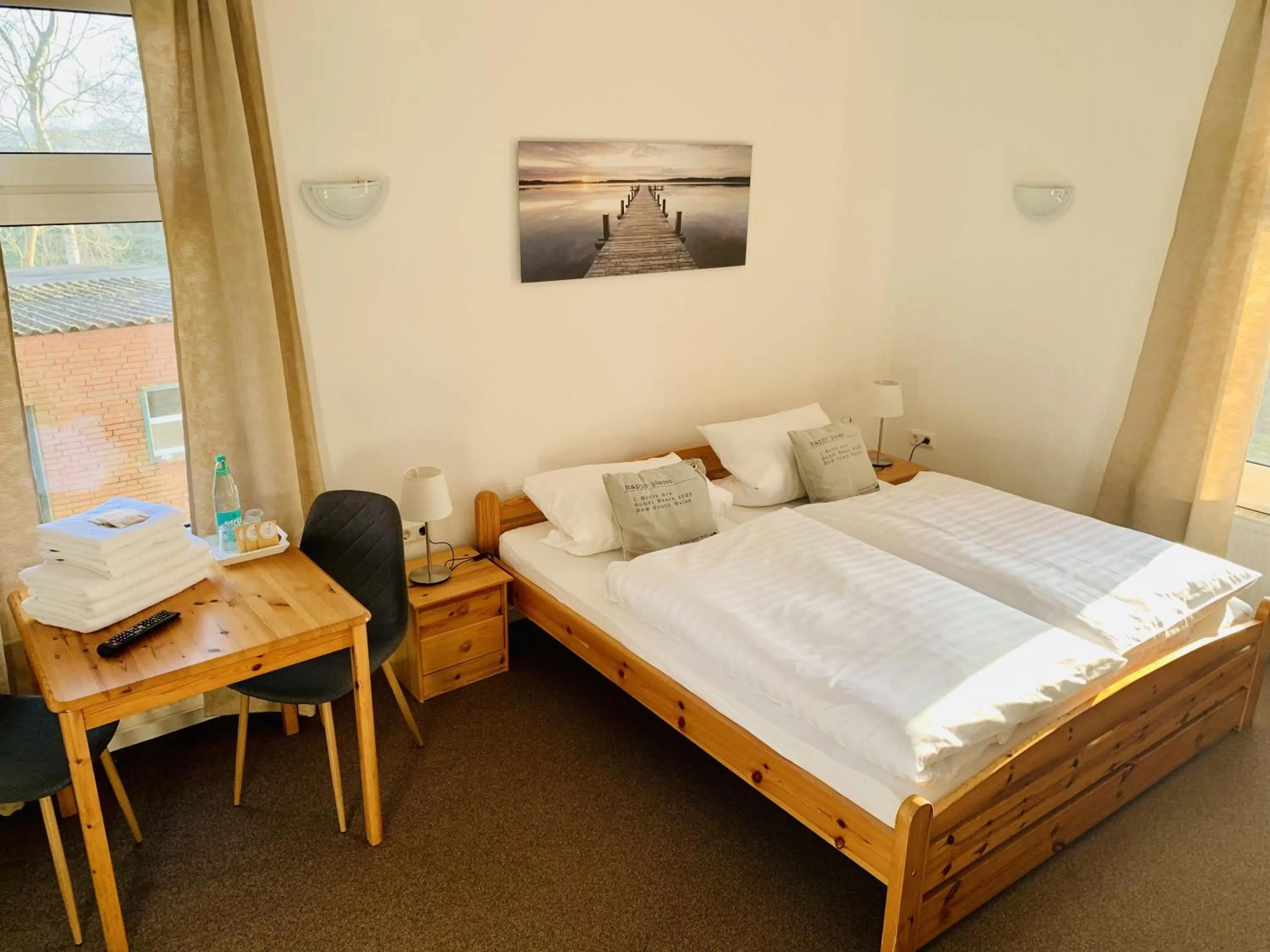 Bed in Pension Altes Zollhaus