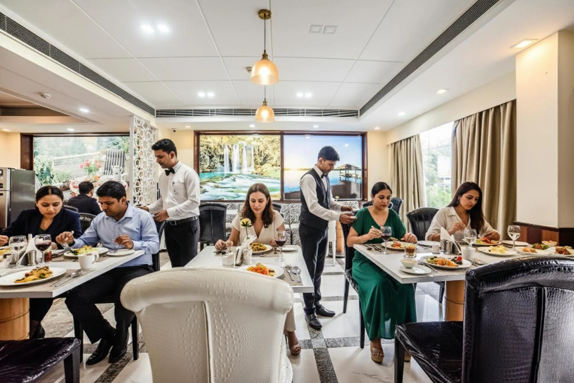 Restaurant/places to eat in FabHotel BMK Grand