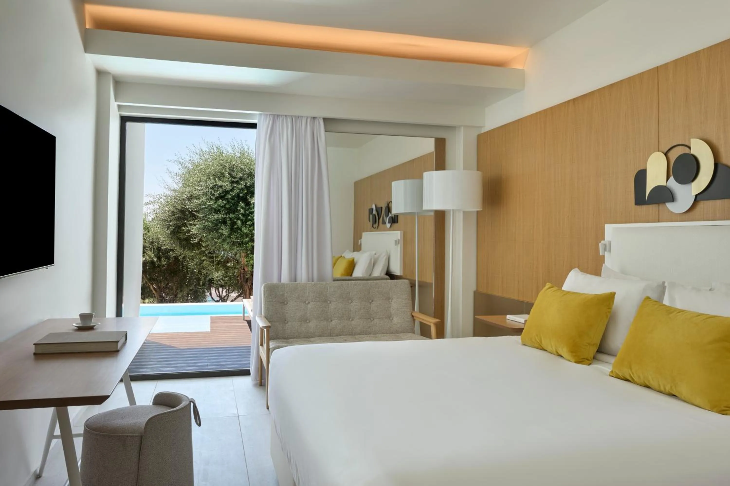 Bed in Atlantica Nissaki Beach - Adults Only