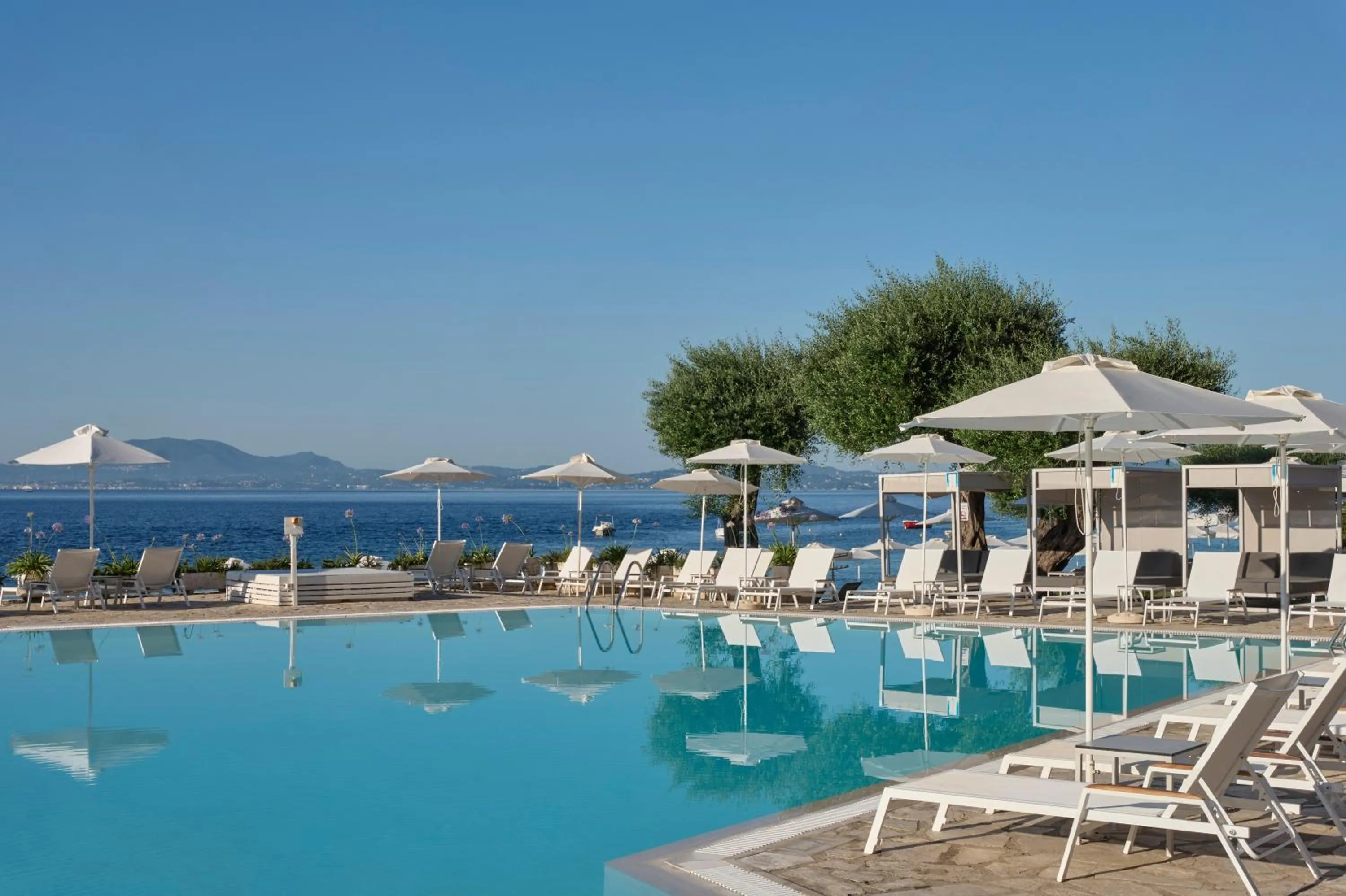 Swimming pool in Atlantica Nissaki Beach - Adults Only