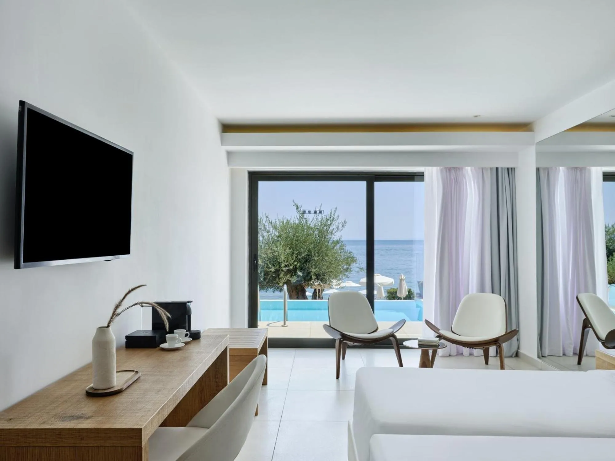 Bedroom in Atlantica Nissaki Beach - Adults Only