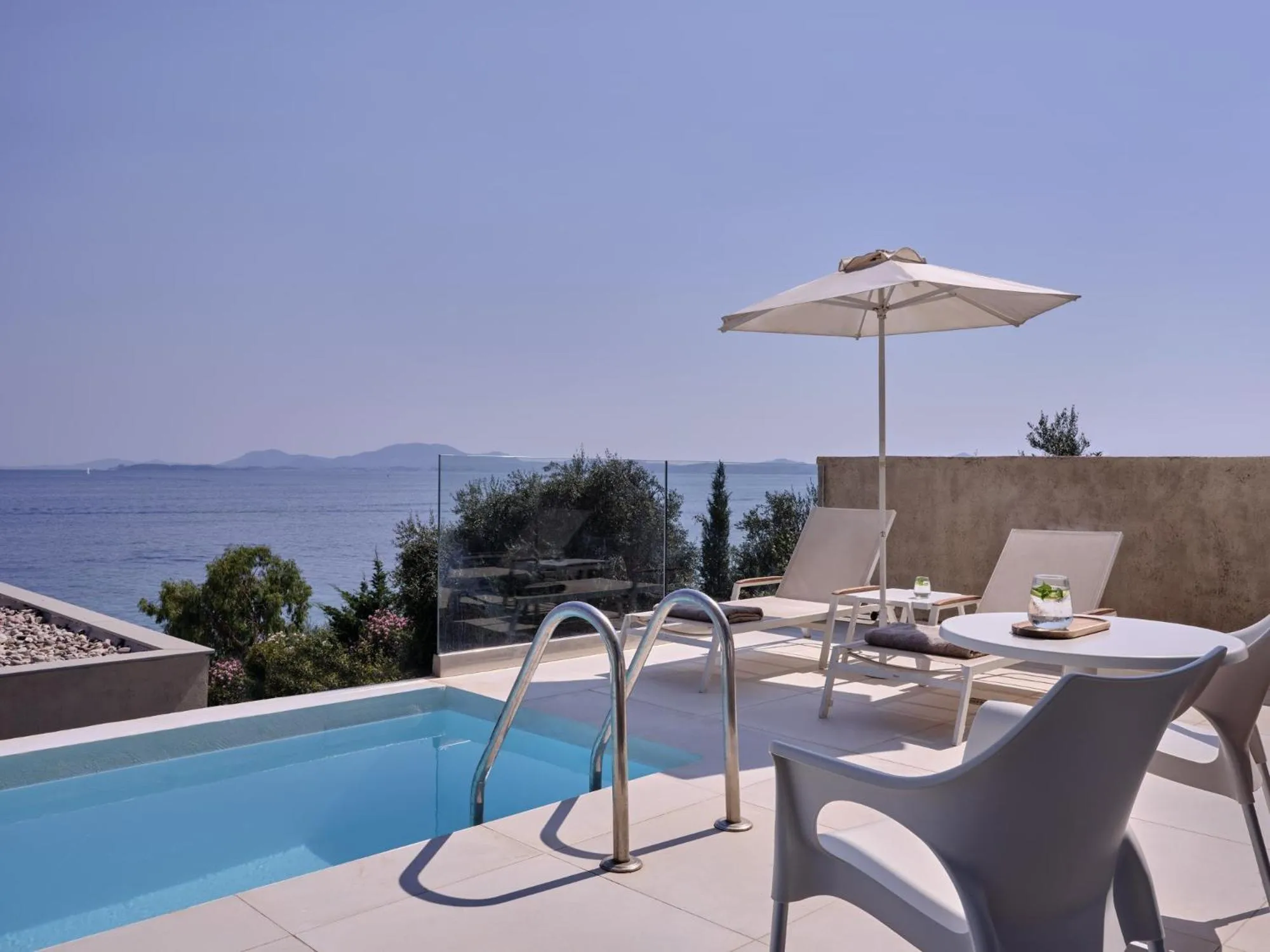 Balcony/Terrace in Atlantica Nissaki Beach - Adults Only