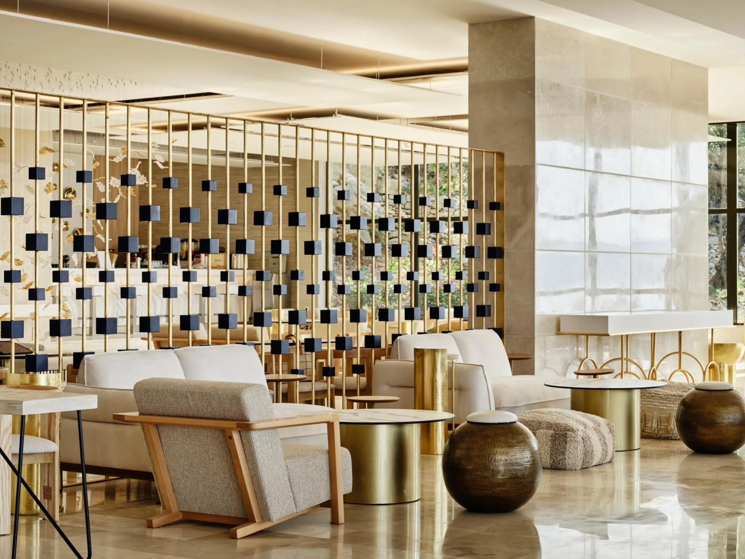 Seating area in Atlantica Nissaki Beach - Adults Only