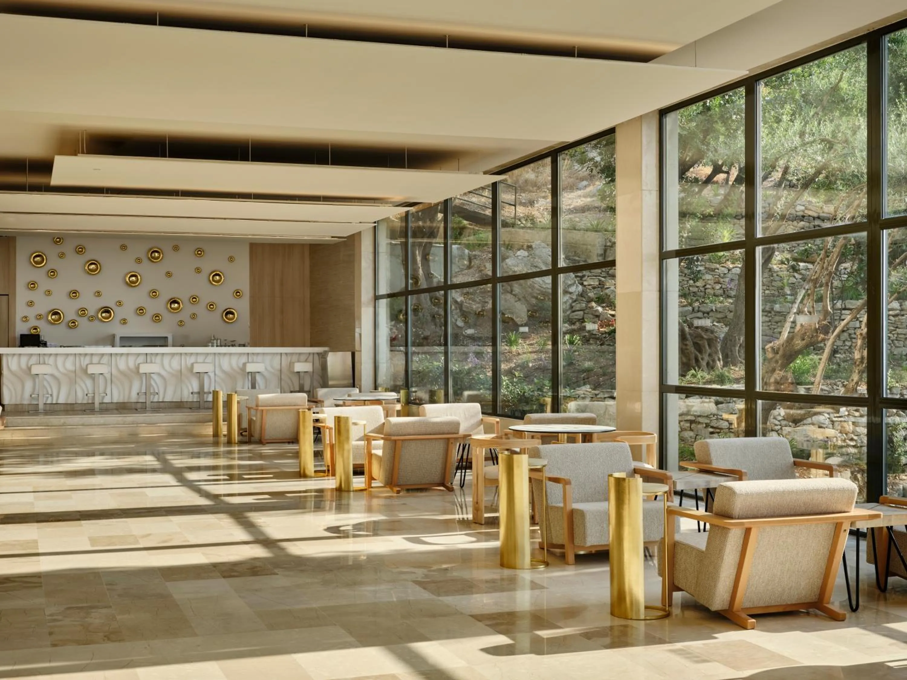 Lounge or bar in Atlantica Nissaki Beach - Adults Only