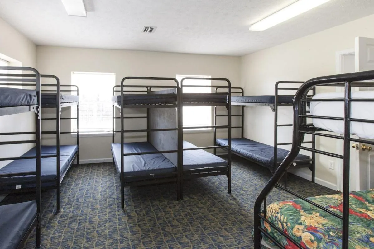 Bed in Cottages Christian Retreat