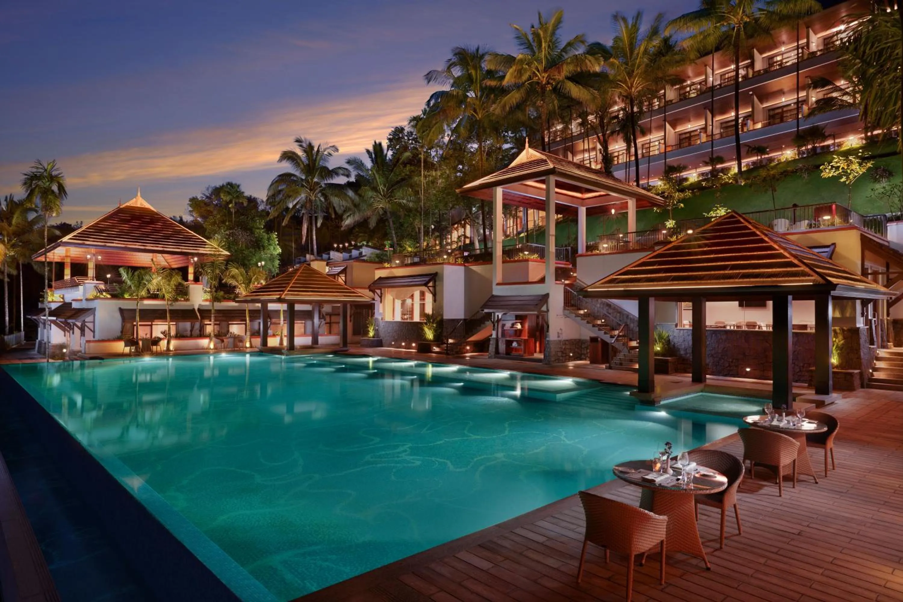 Swimming pool in Taj Wayanad Resort & Spa, Kerala