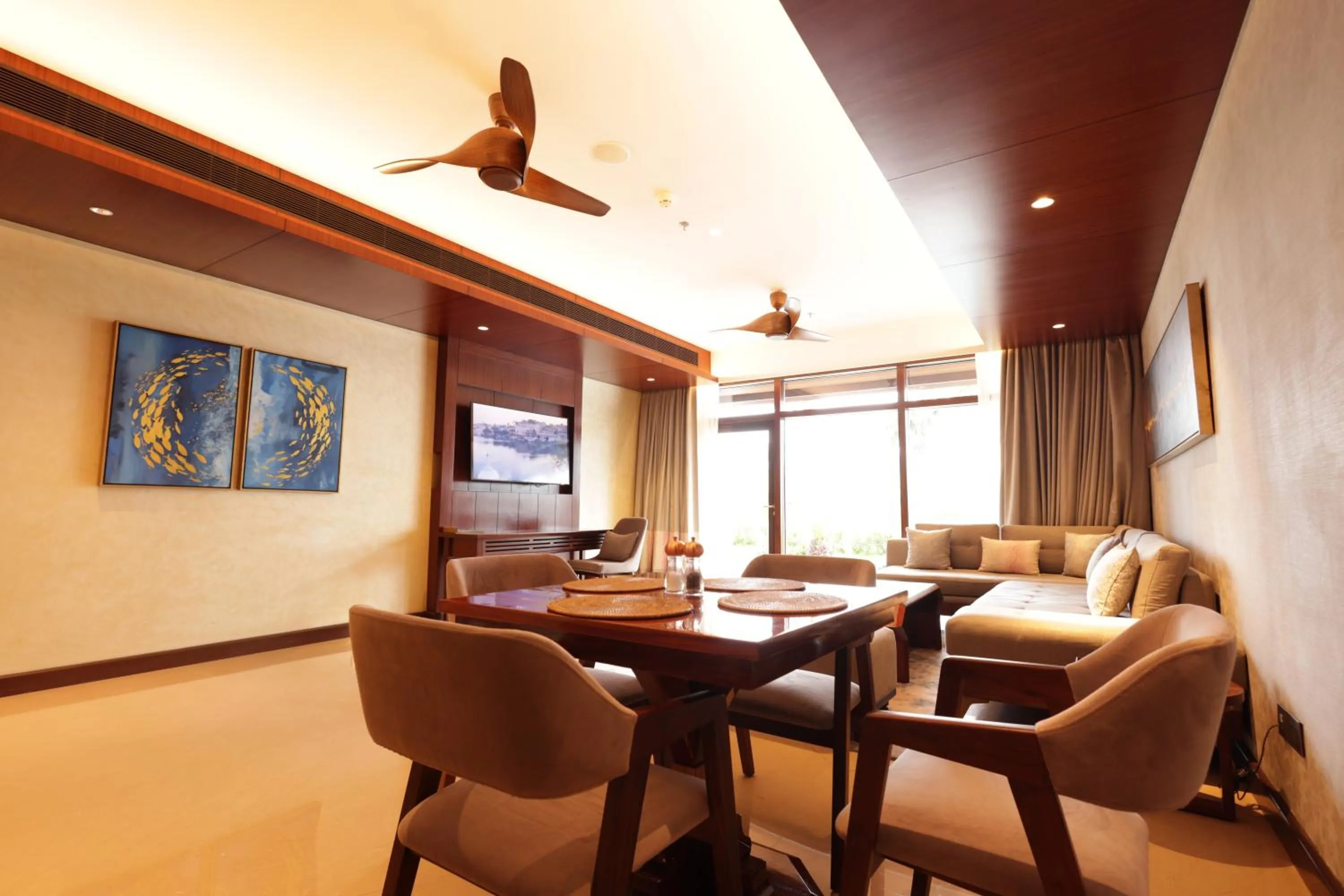 Living room in Taj Wayanad Resort & Spa, Kerala