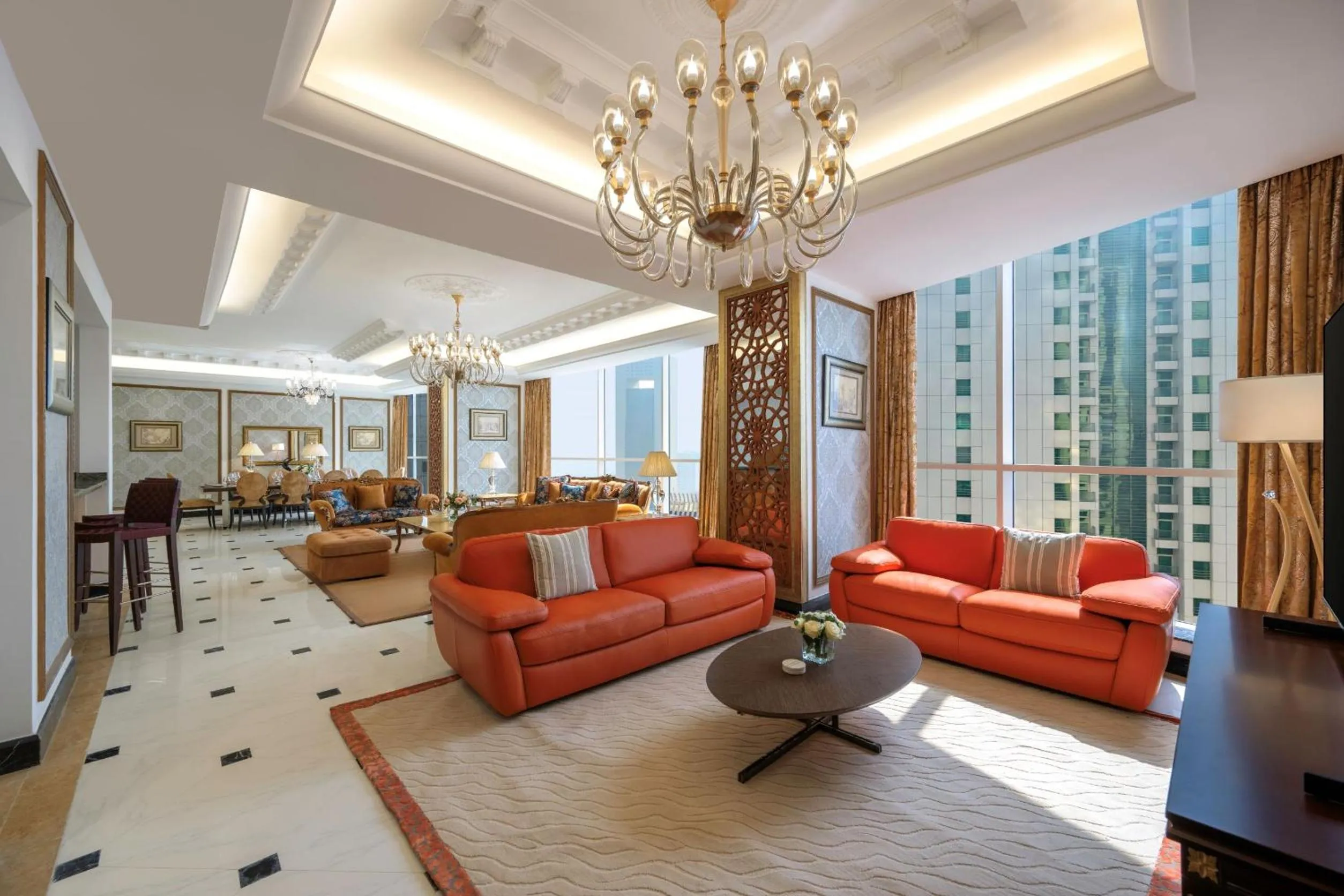 Living room in Dusit Hotel & Suites - Doha