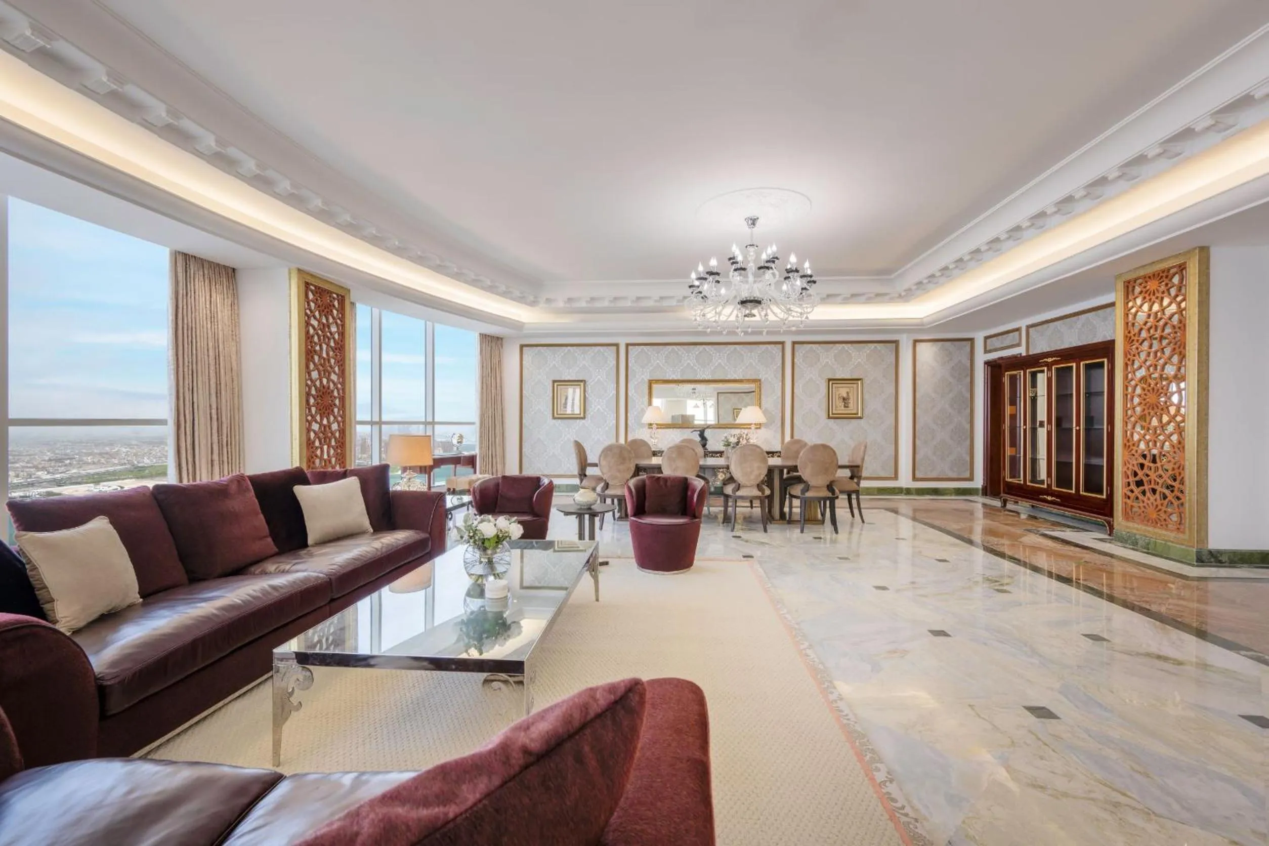 Living room in Dusit Hotel & Suites - Doha