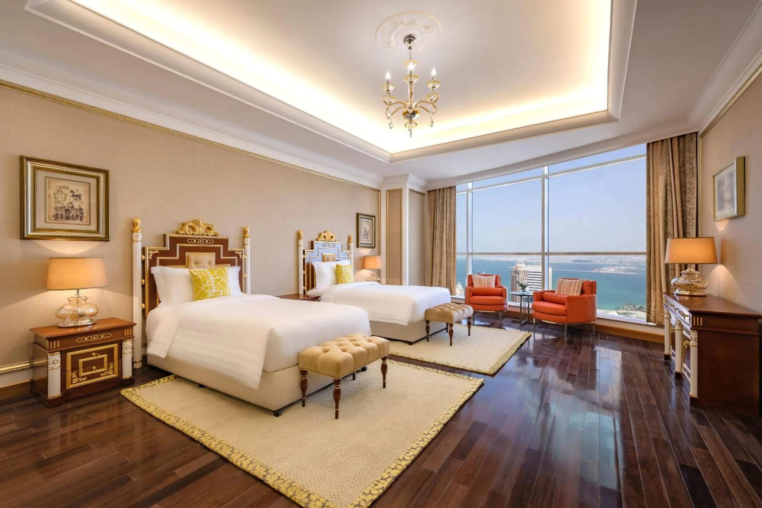 Bed in Dusit Hotel & Suites - Doha
