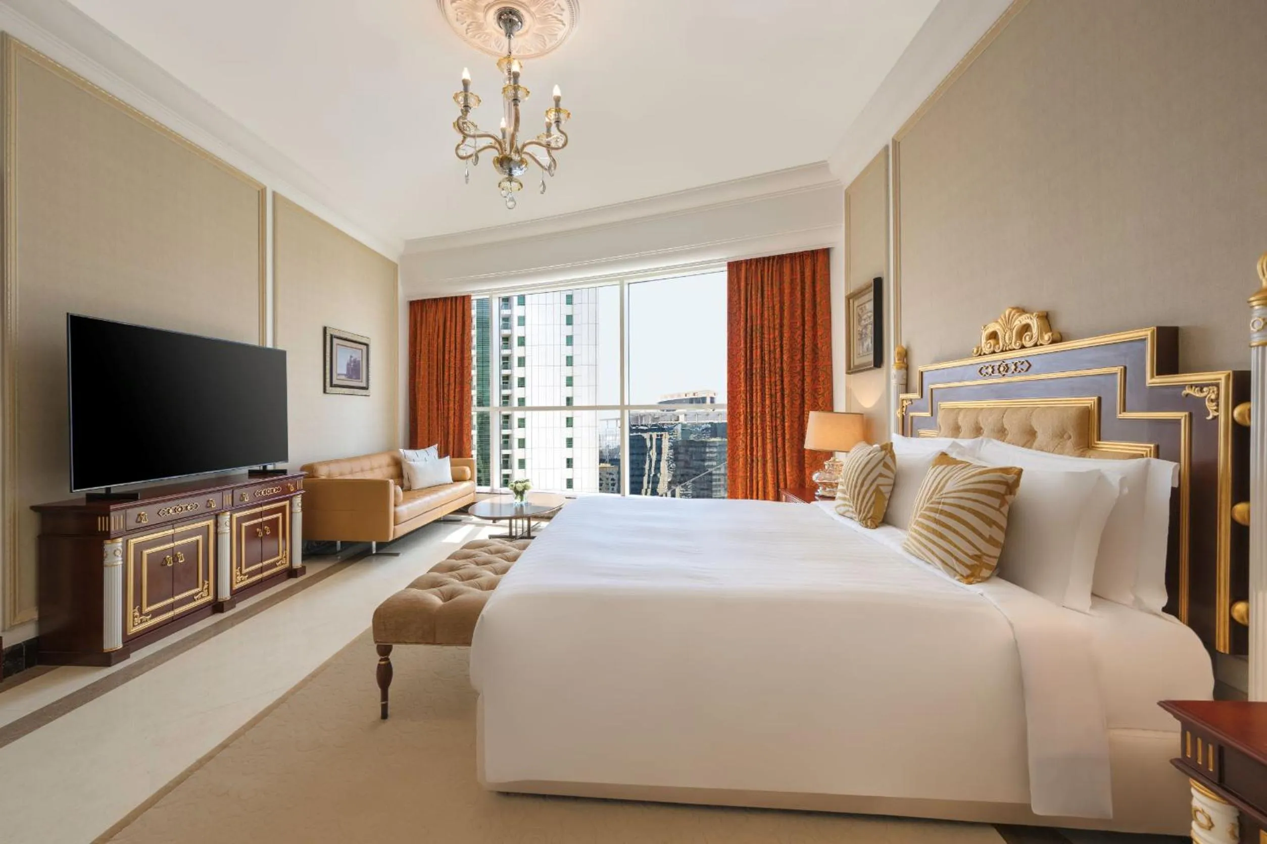 Bed in Dusit Hotel & Suites - Doha