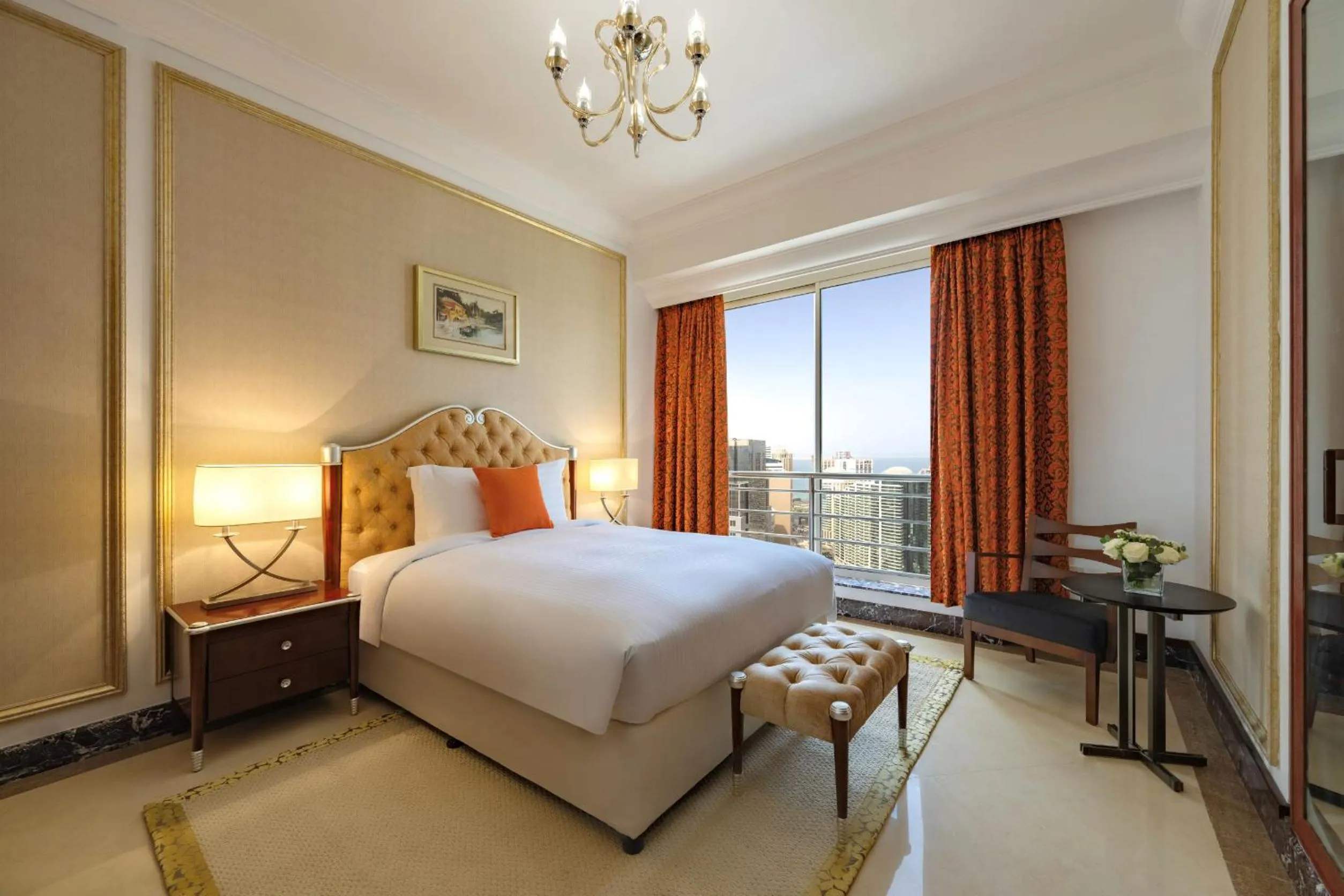 Bed in Dusit Hotel & Suites - Doha