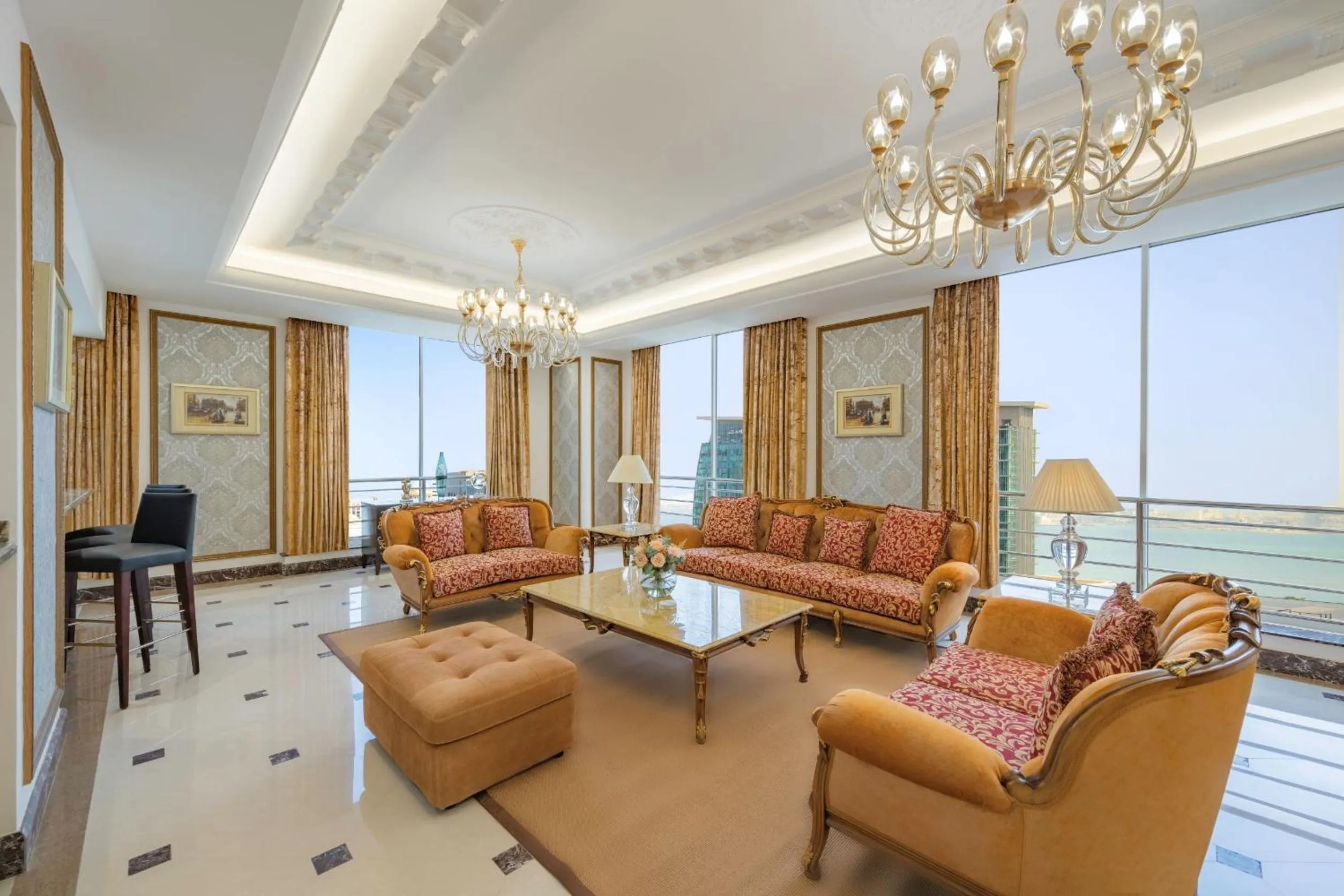 Living room in Dusit Hotel & Suites - Doha