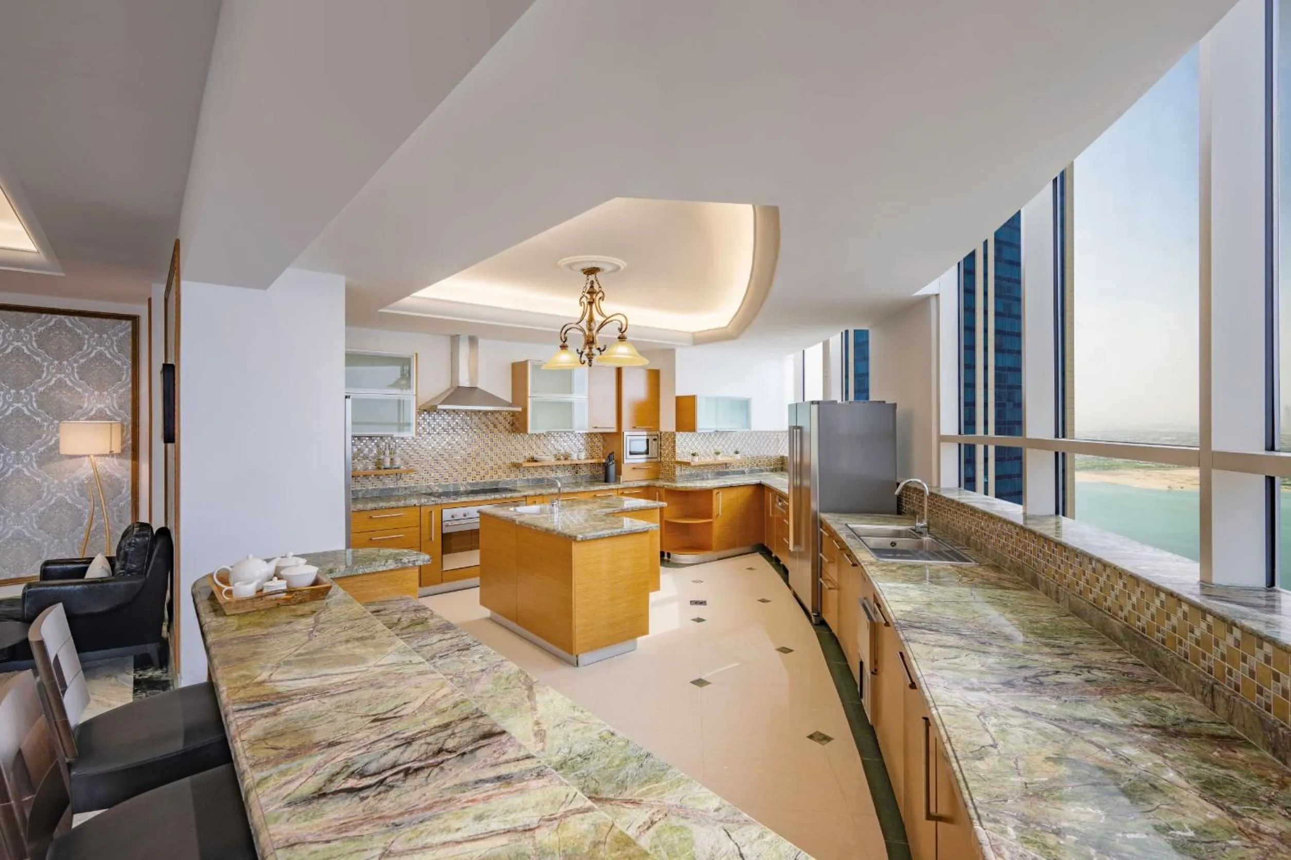 Kitchen or kitchenette in Dusit Hotel & Suites - Doha