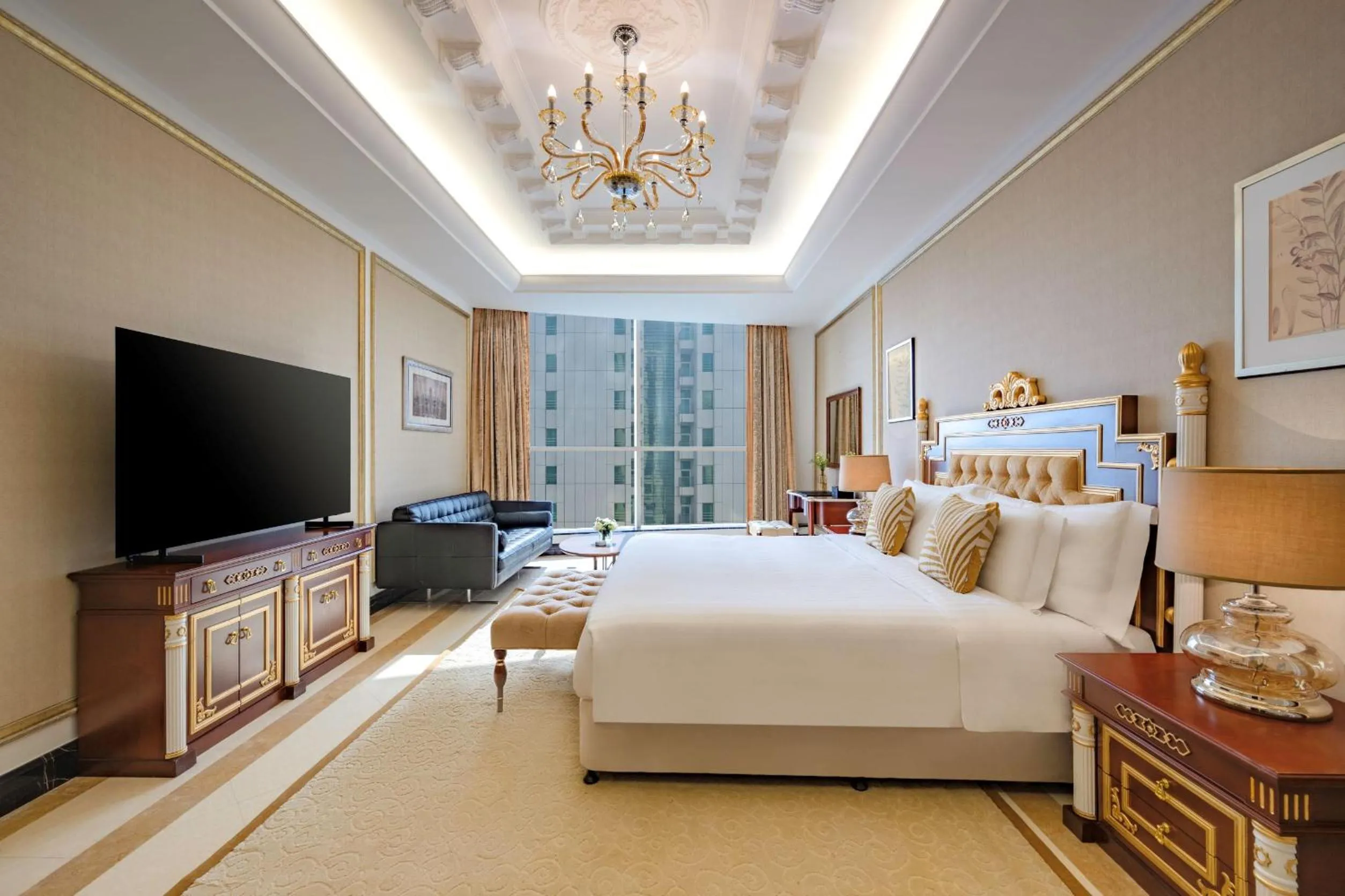 Bed in Dusit Hotel & Suites - Doha