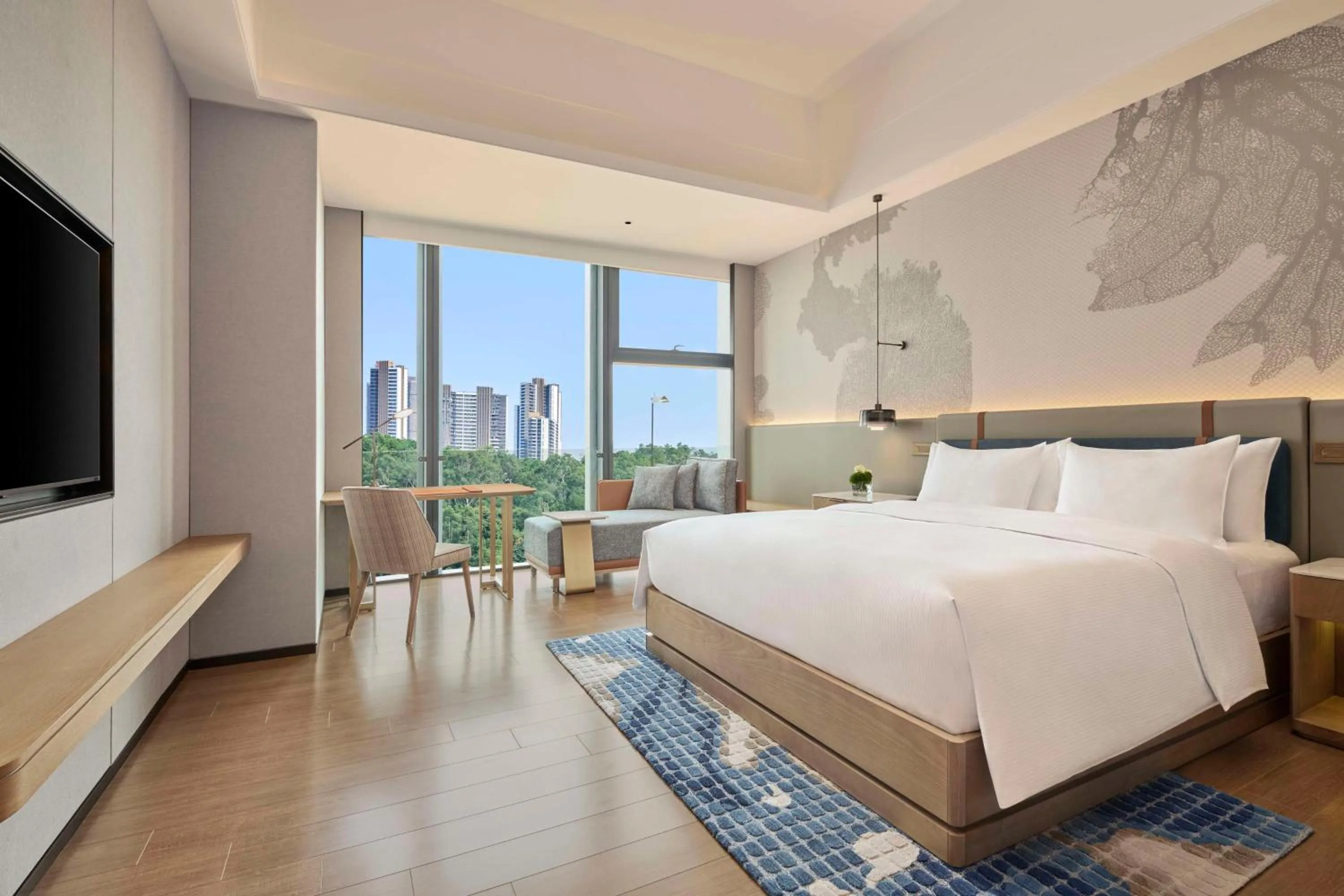 Bedroom, Bed in DoubleTree by Hilton Guangzhou Zengcheng - Canton Fair Free Shuttle Bus