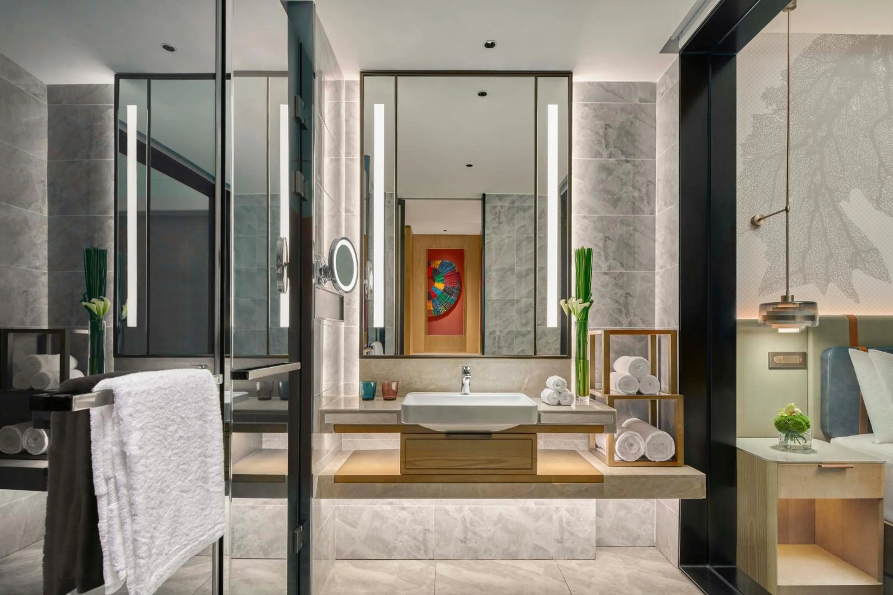 Bathroom in DoubleTree by Hilton Guangzhou Zengcheng - Canton Fair Free Shuttle Bus