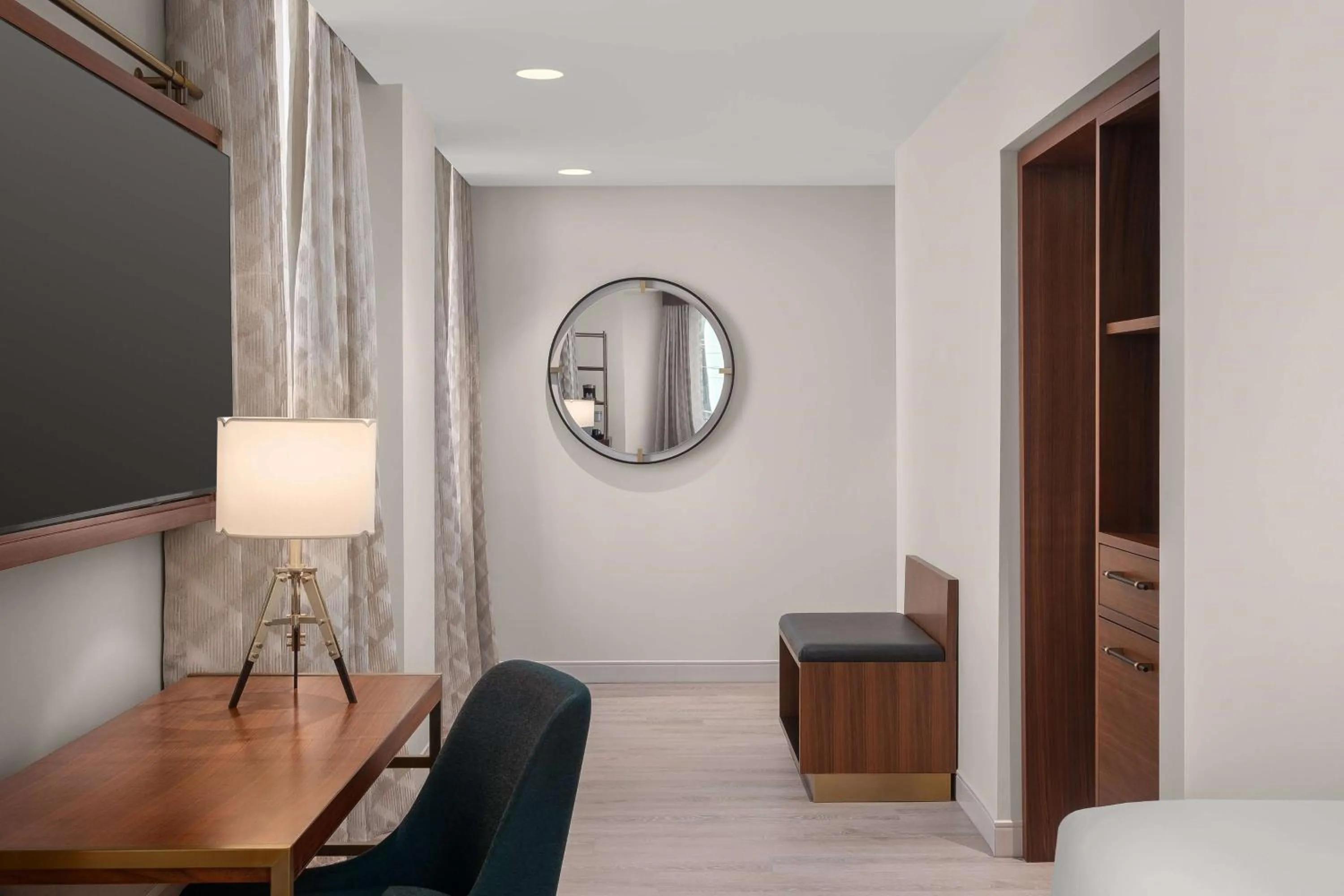 Bedroom in Hotel Ardent Dayton Downtown, Tapestry Collection By Hilton