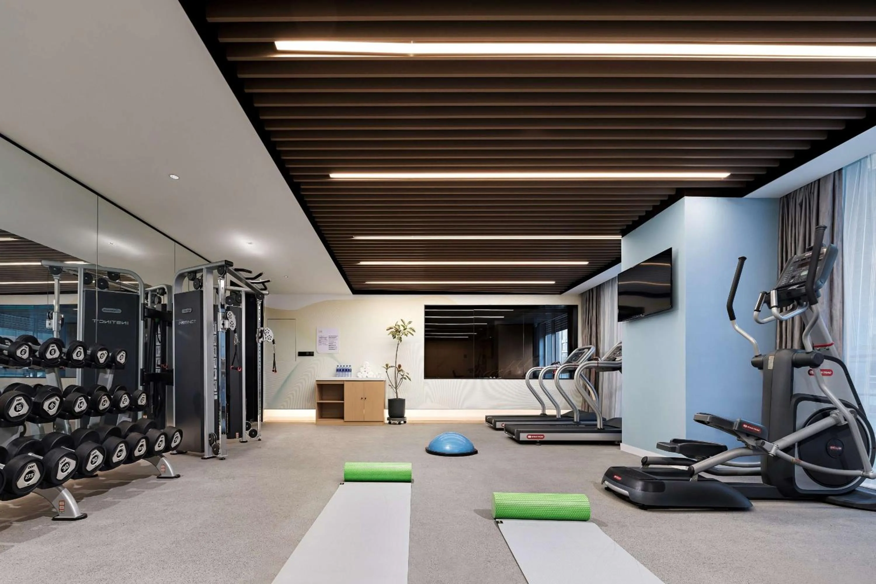 Fitness centre/facilities in Hilton Garden Inn Hefei Binhu New District