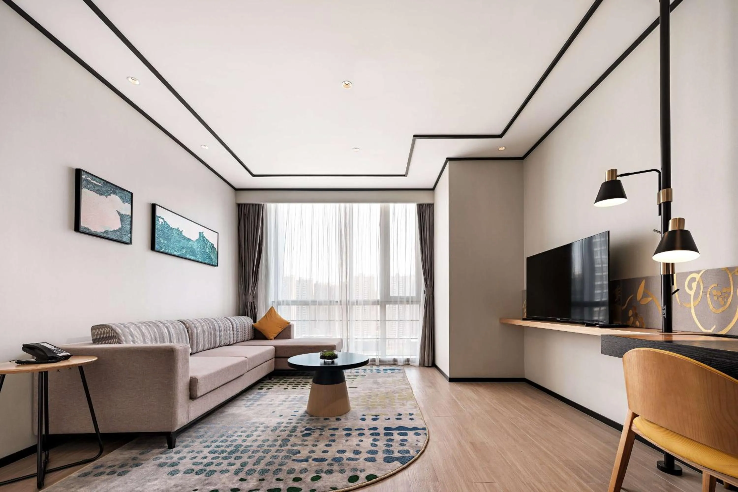 Bedroom in Hilton Garden Inn Hefei Binhu New District