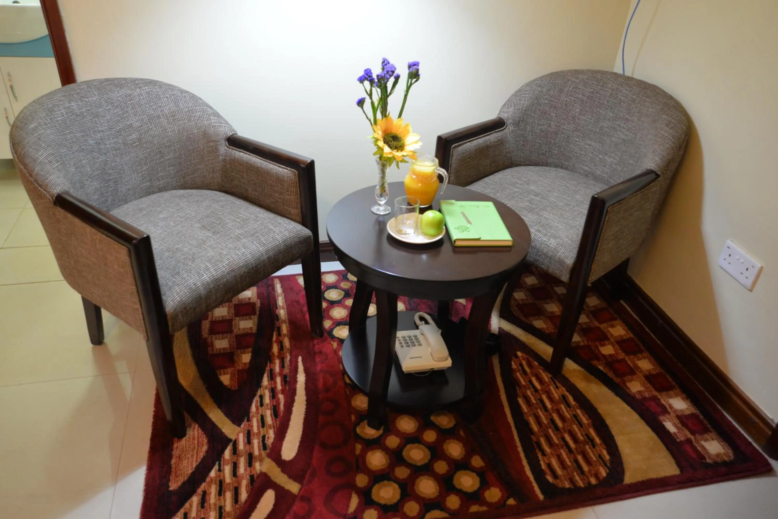 Seating area in Royal Victoria House Ltd