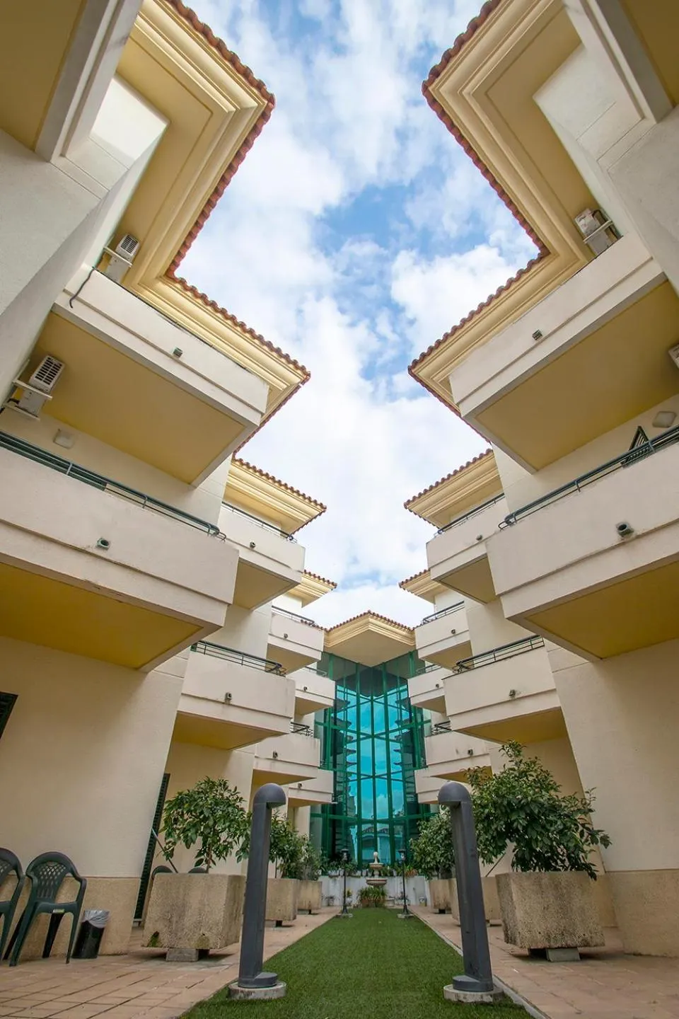 Patio in Hospedium Hotel Apartamentos Simón Verde