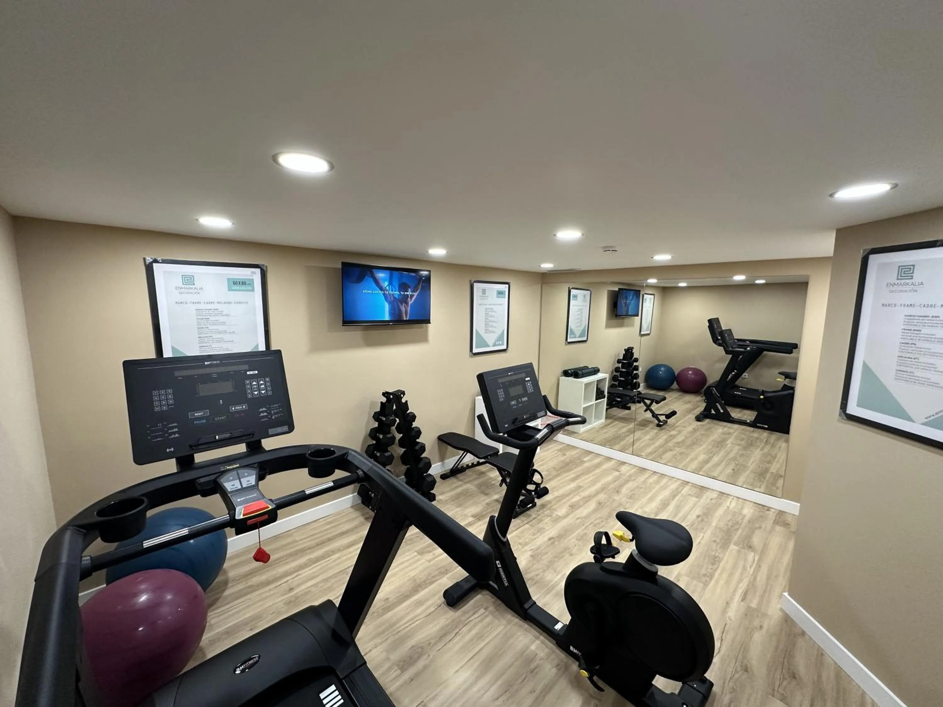 Fitness centre/facilities in Hospedium Hotel Apartamentos Simón Verde