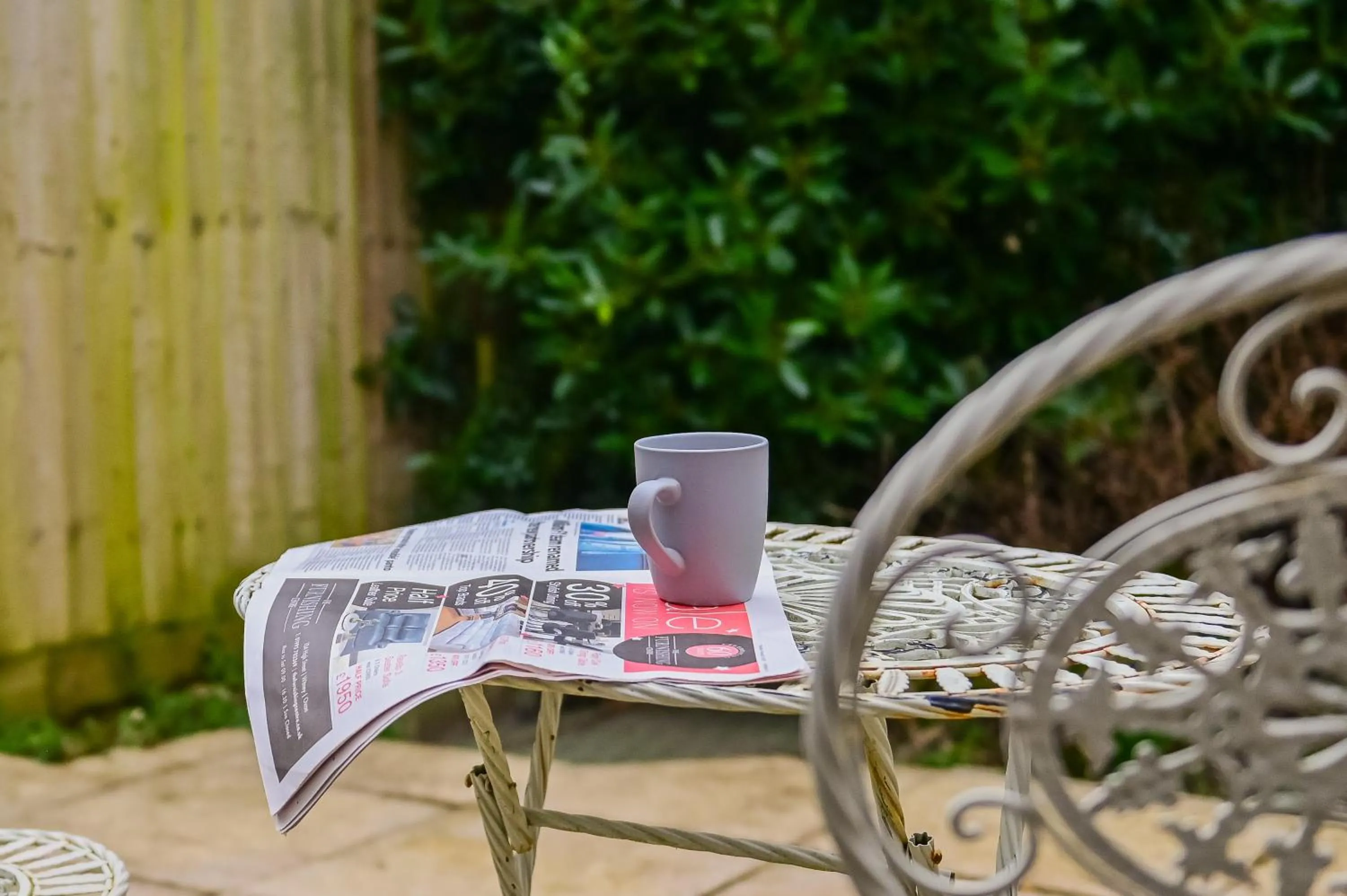 Patio in No.192 Oxford
