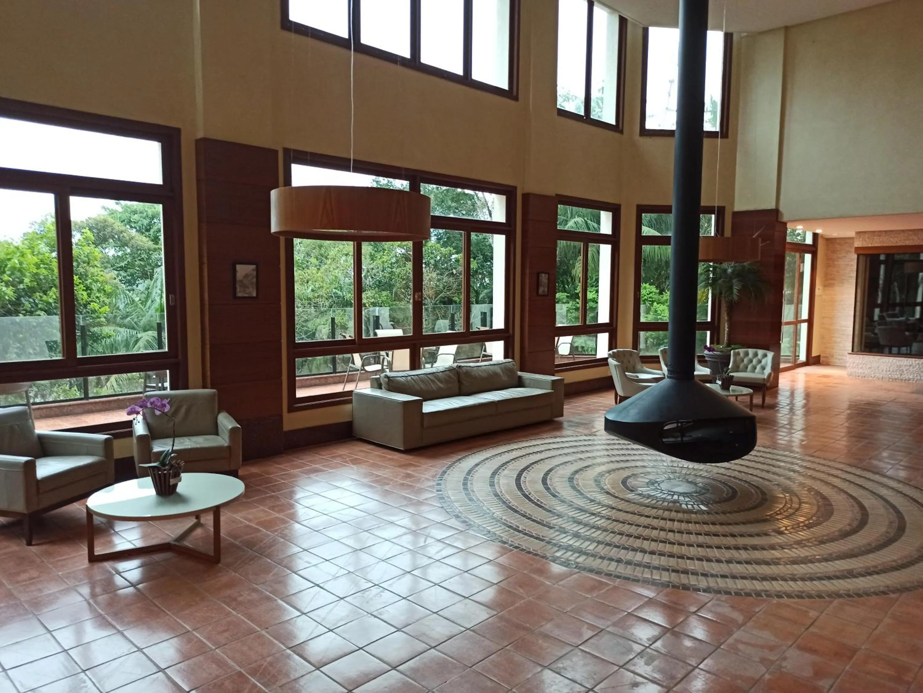 Seating area in Flat Pedra Azul