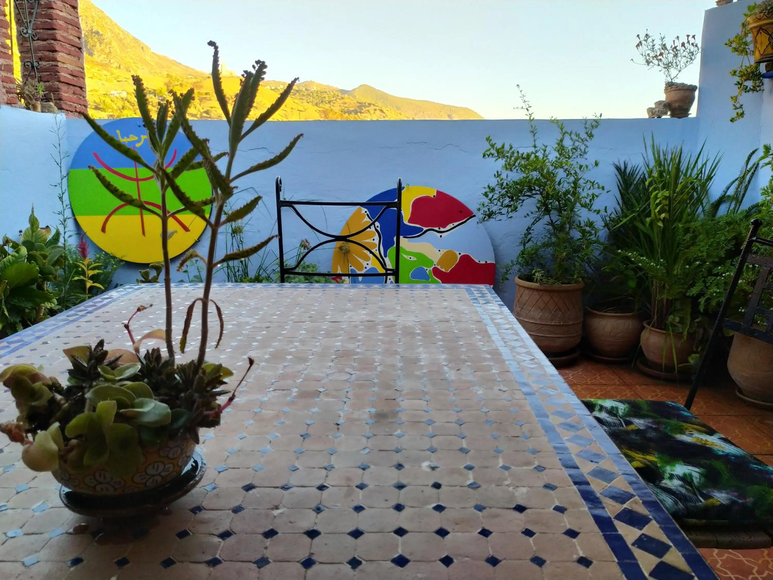 Patio in Hotel Gernika