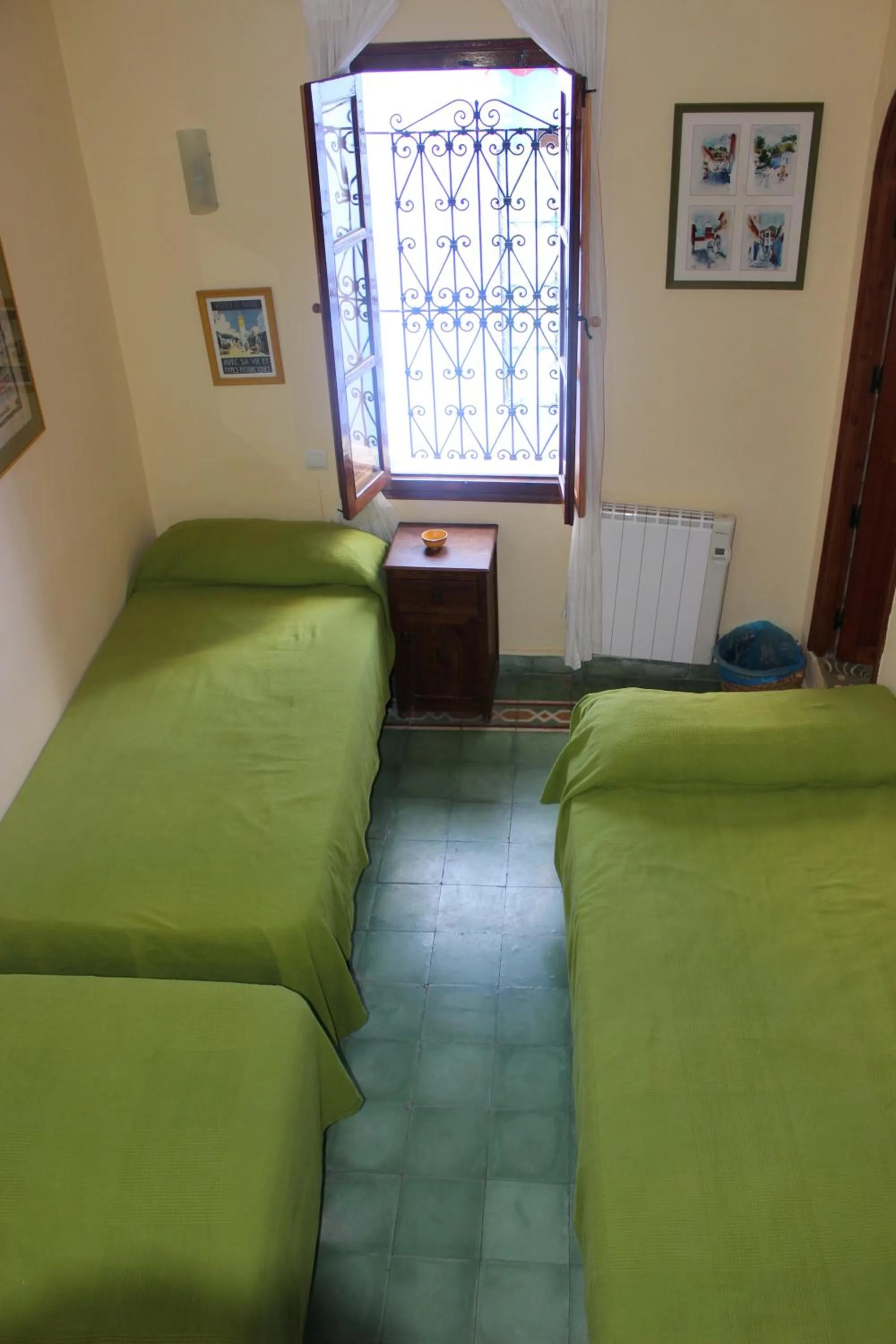 Bed in Hotel Gernika